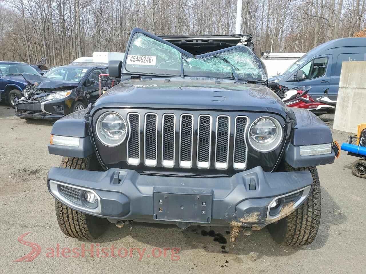 2018 JEEP WRANGLER VIN 1C4HJXEN3JW235293, rear view