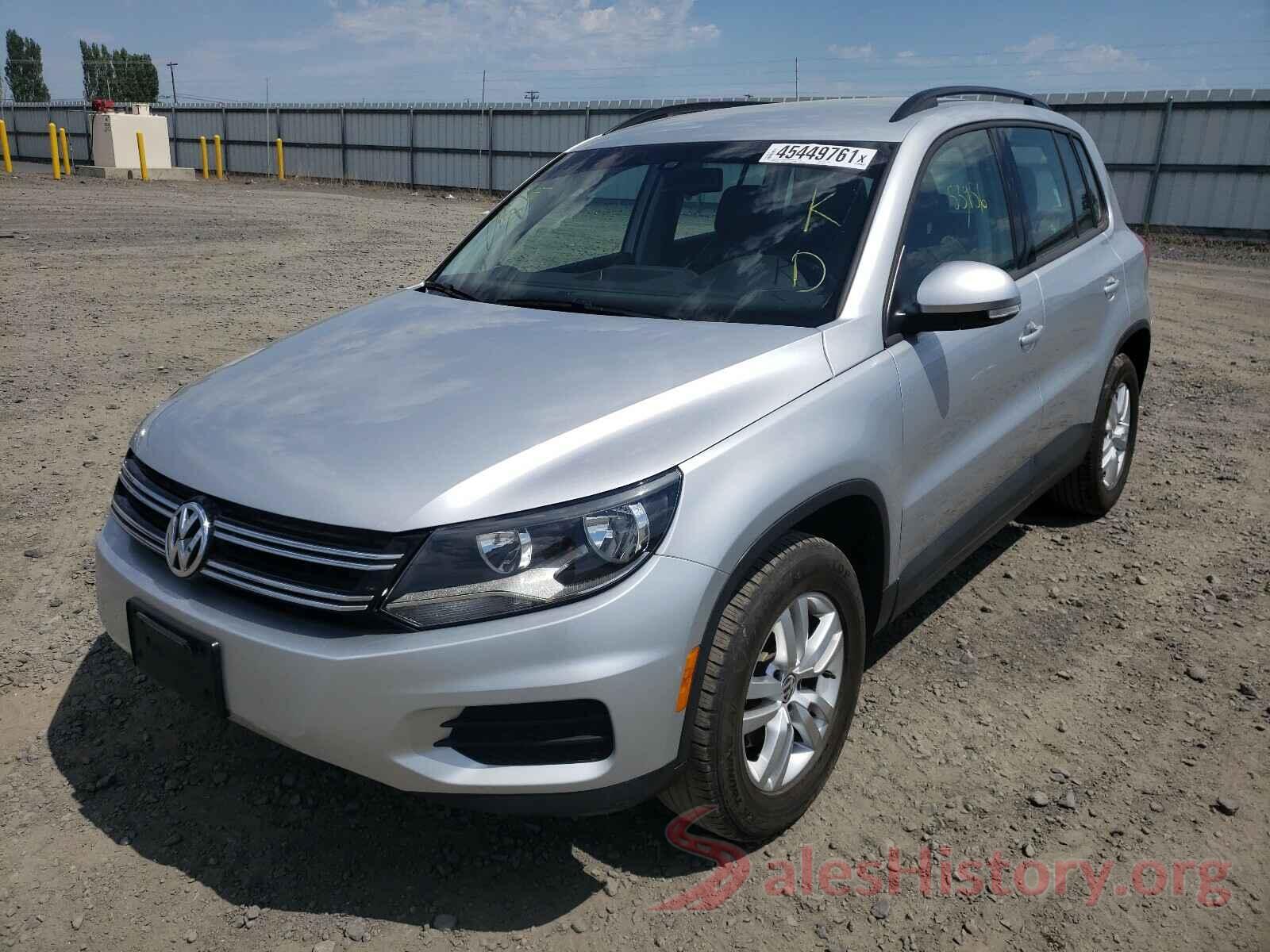 WVGBV7AX8GW589686 2016 VOLKSWAGEN TIGUAN