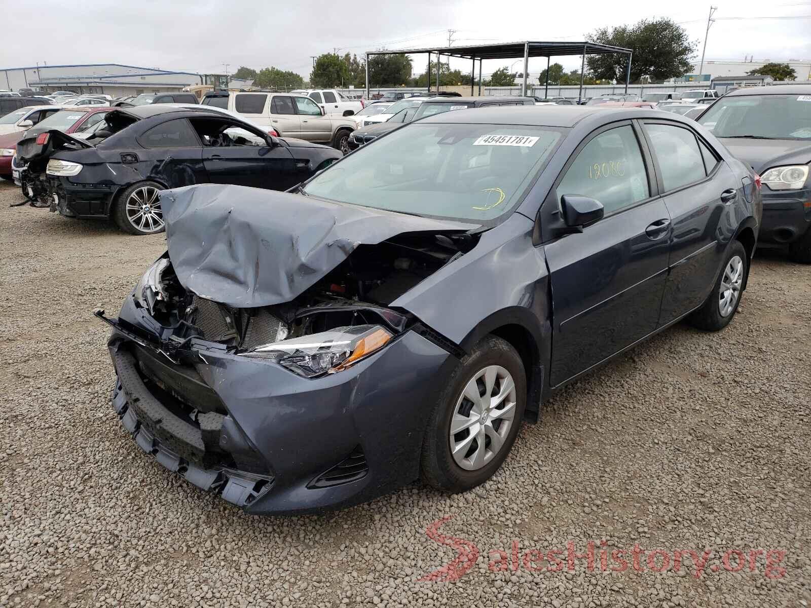 5YFBURHE6HP726223 2017 TOYOTA COROLLA