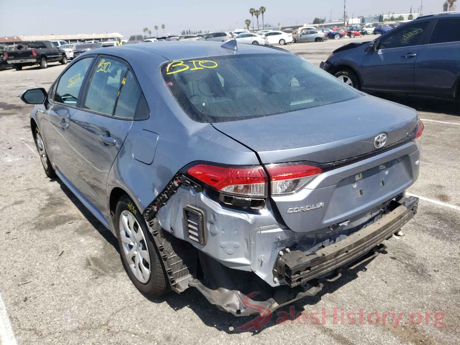 5YFEPRAE5LP067462 2020 TOYOTA COROLLA