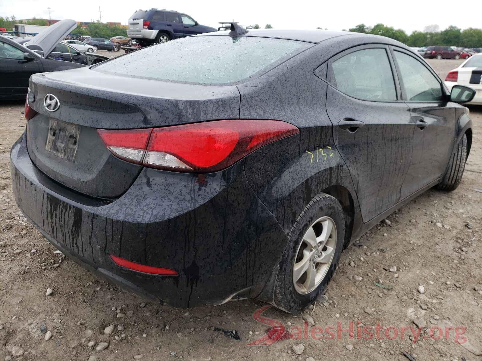 KMHDH4AE6FU381104 2015 HYUNDAI ELANTRA