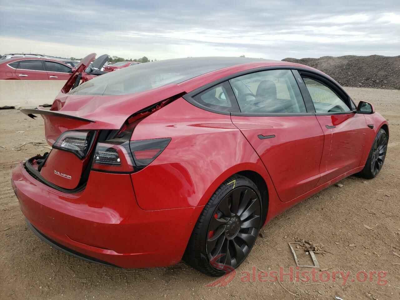 5YJ3E1EC6NF203040 2022 TESLA MODEL 3