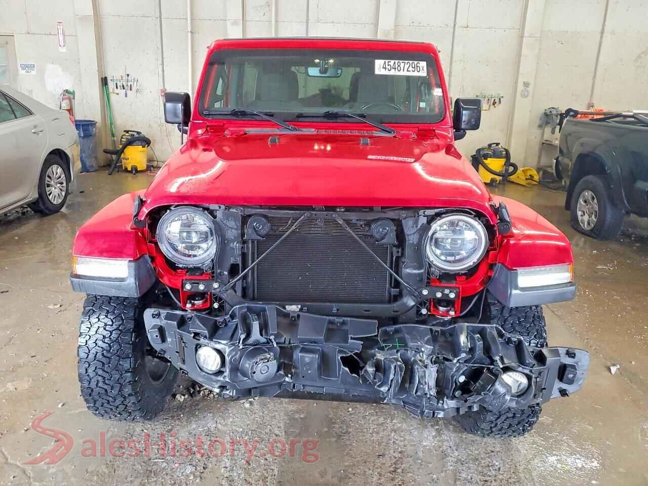 2018 JEEP WRANGLER VIN 1C4HJXEGXJW267806, rear view