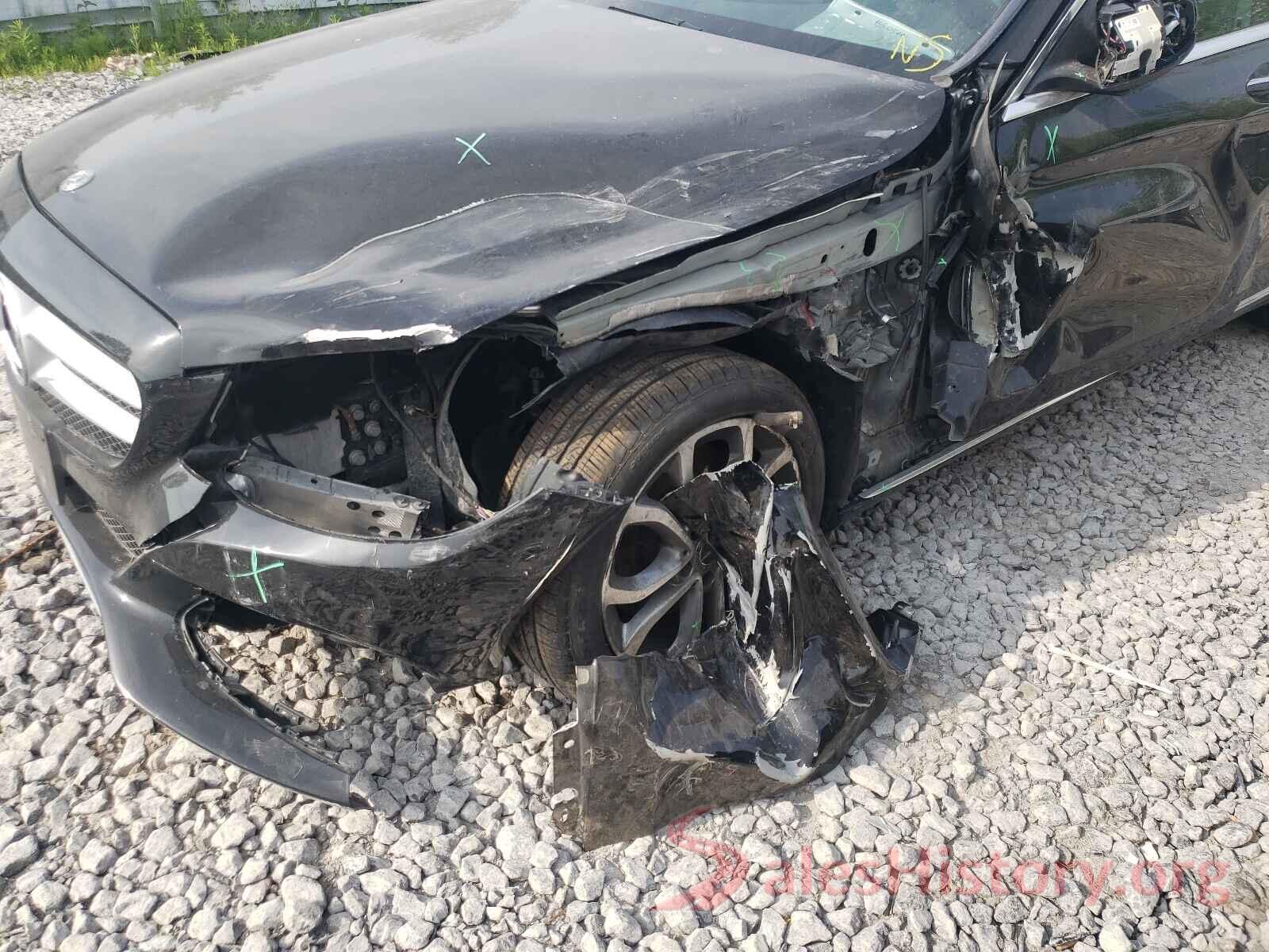 55SWF4KB8JU251459 2018 MERCEDES-BENZ C CLASS