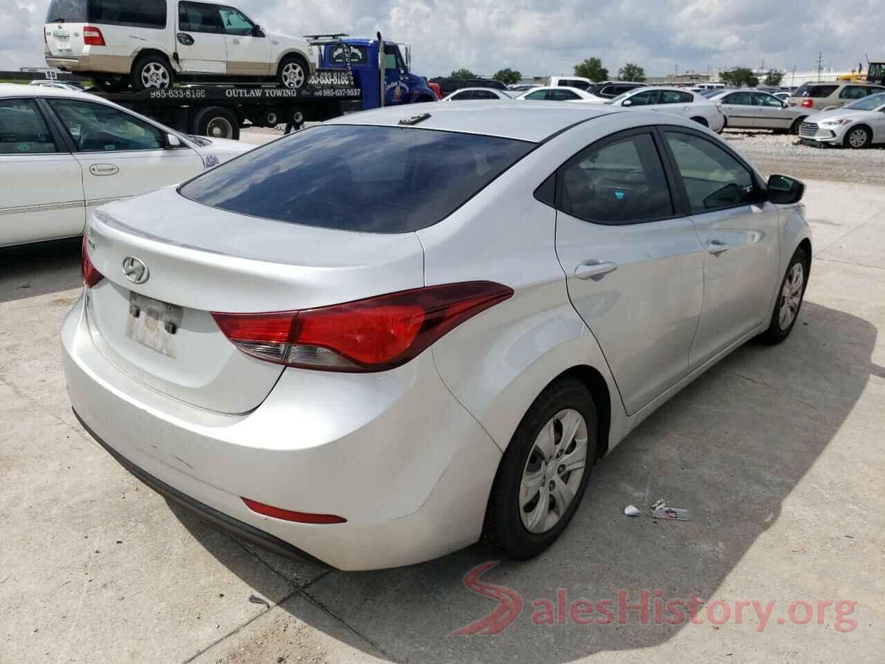 5NPDH4AE4GH687220 2016 HYUNDAI ELANTRA