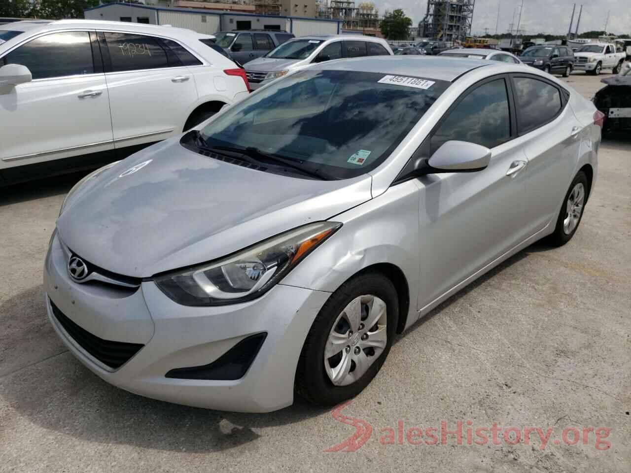 5NPDH4AE4GH687220 2016 HYUNDAI ELANTRA