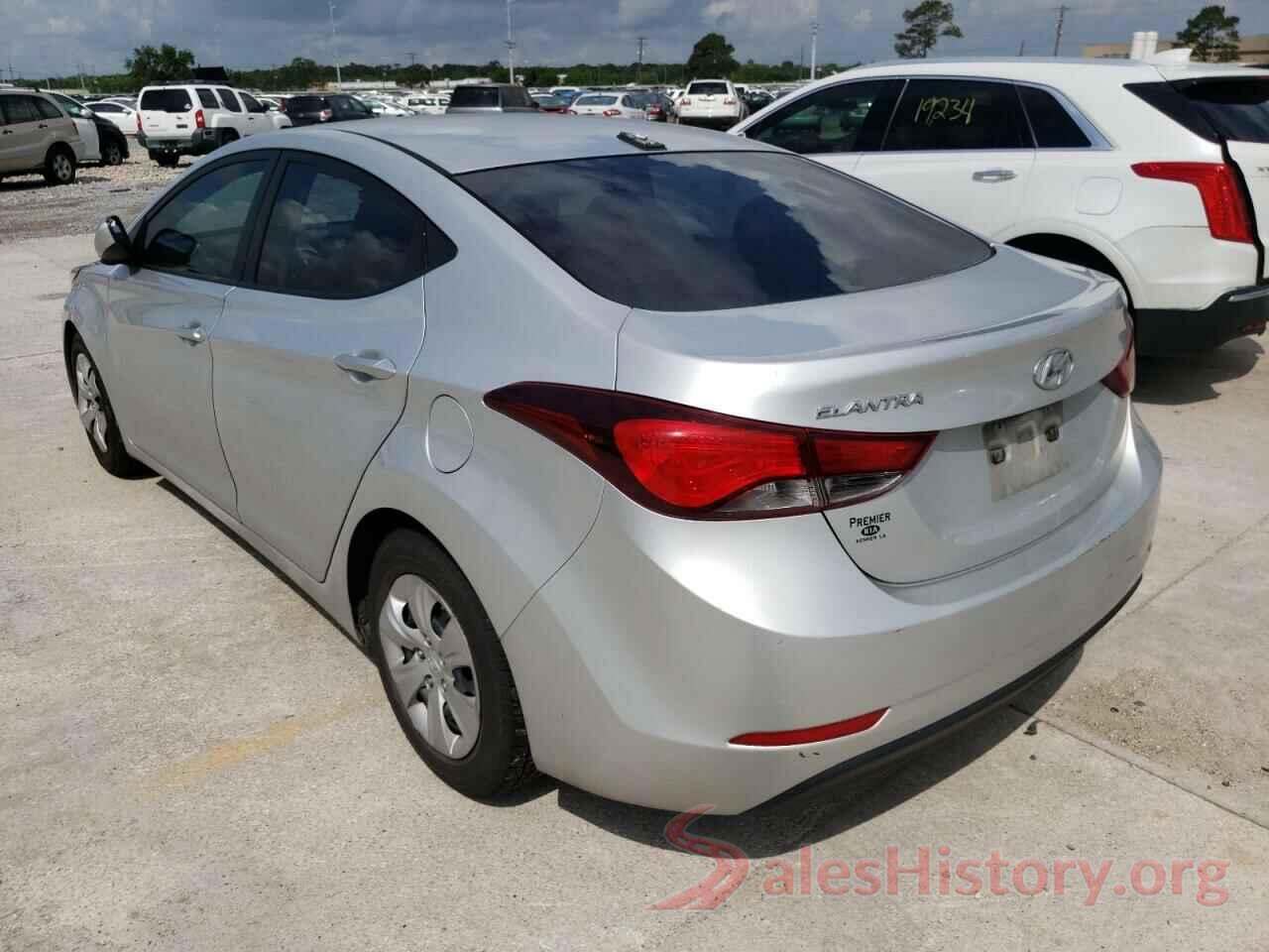 5NPDH4AE4GH687220 2016 HYUNDAI ELANTRA