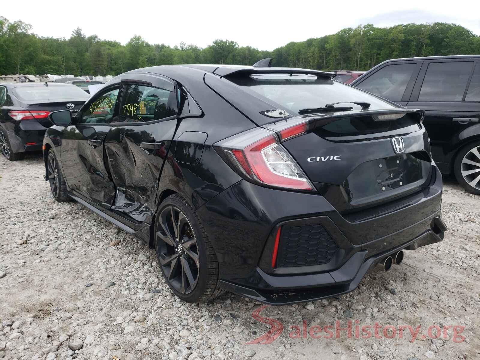 SHHFK7H49HU424387 2017 HONDA CIVIC