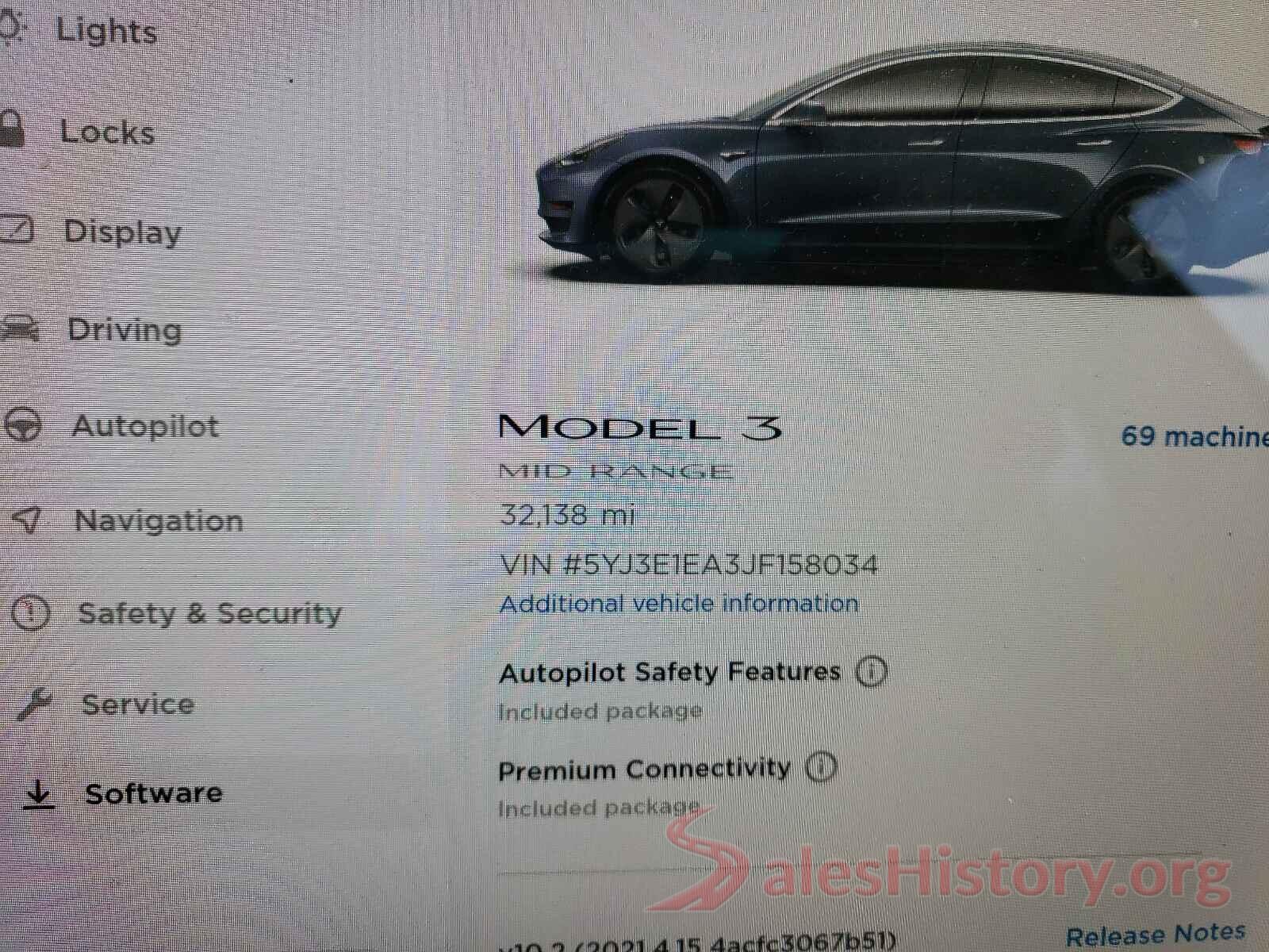 5YJ3E1EA3JF158034 2018 TESLA MODEL 3