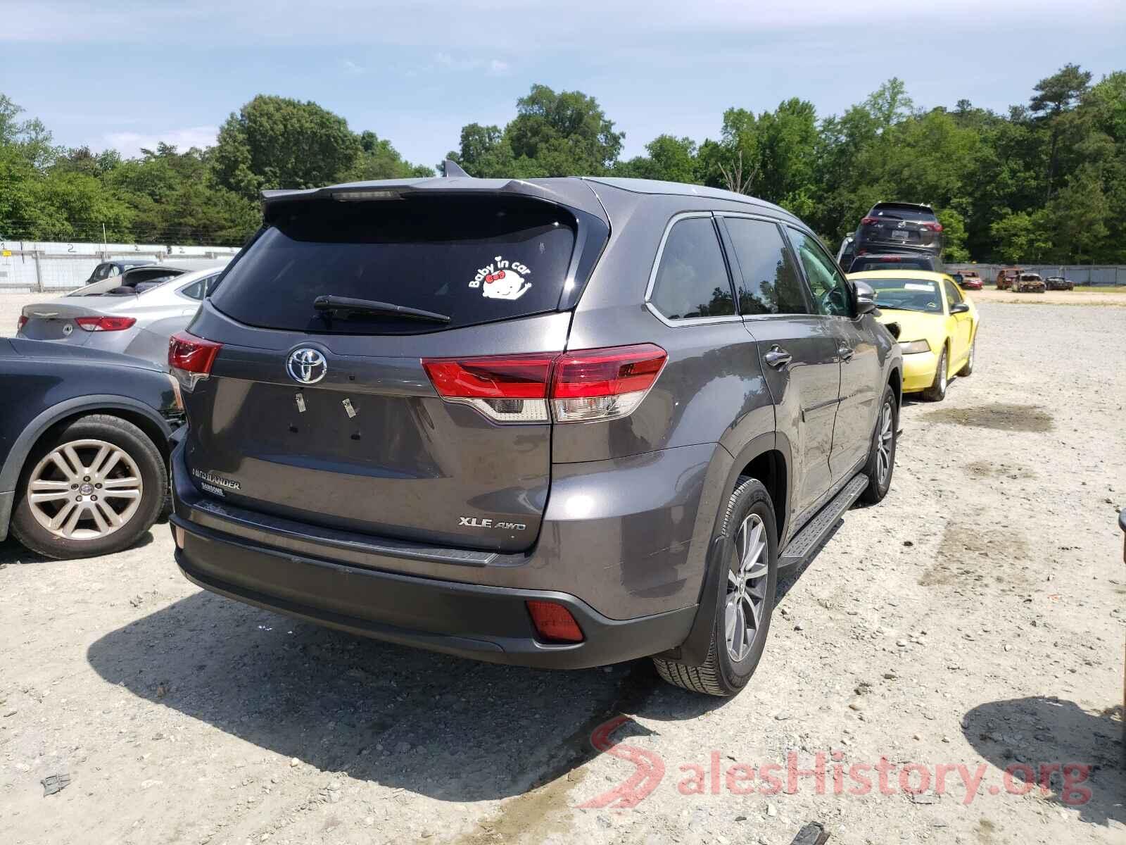 5TDJZRFH9JS896454 2018 TOYOTA HIGHLANDER