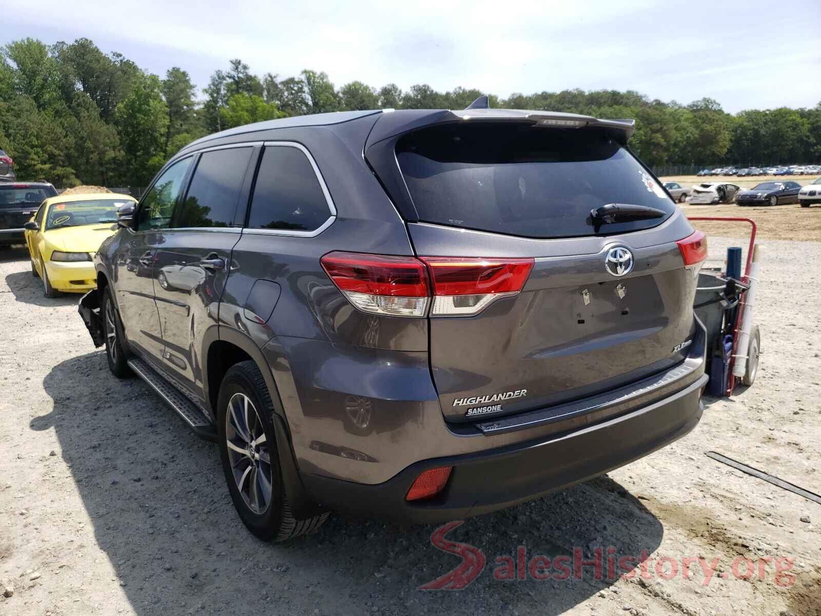 5TDJZRFH9JS896454 2018 TOYOTA HIGHLANDER