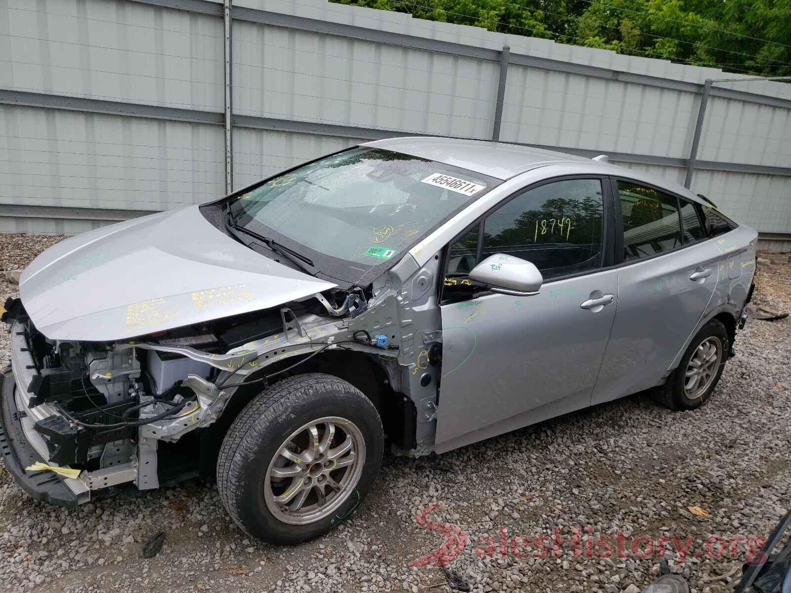 JTDKARFU9J3062999 2018 TOYOTA PRIUS