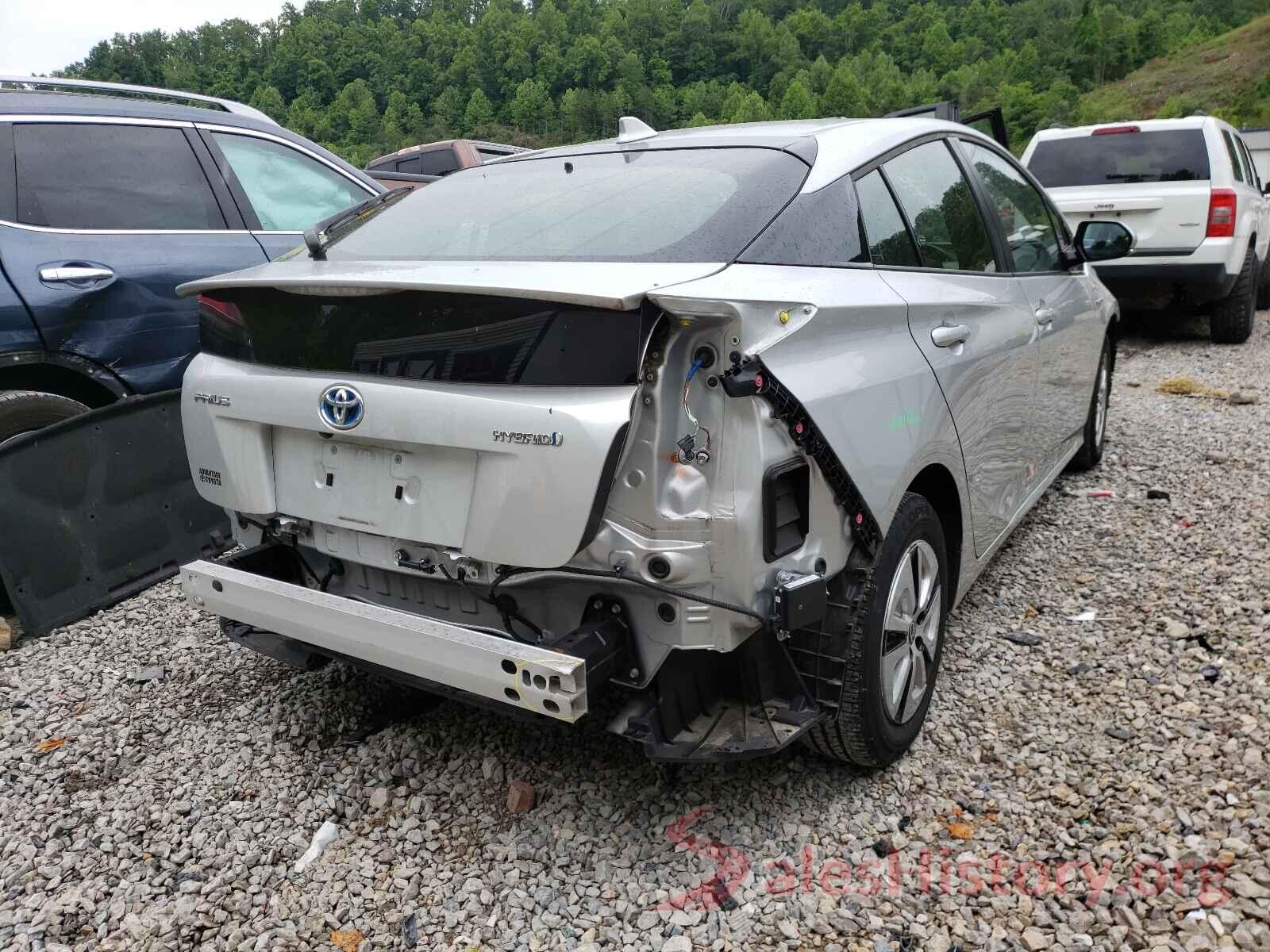 JTDKARFU9J3062999 2018 TOYOTA PRIUS