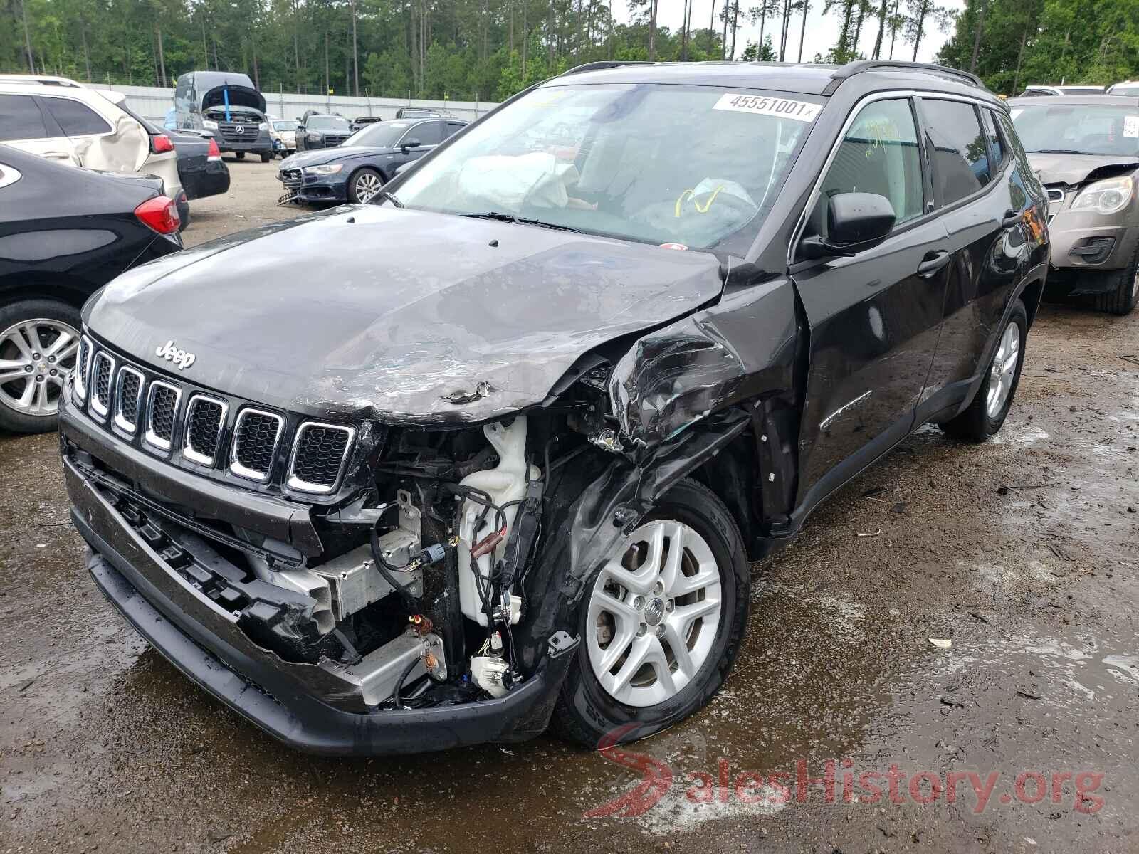 3C4NJCAB4KT636334 2019 JEEP COMPASS