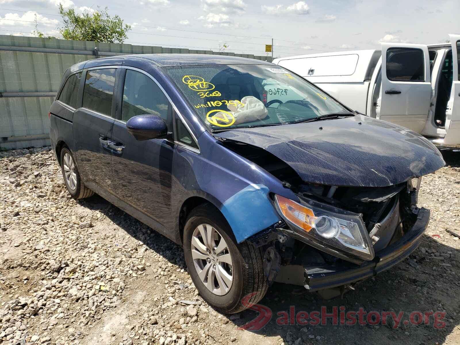 5FNRL5H65GB110753 2016 HONDA ODYSSEY