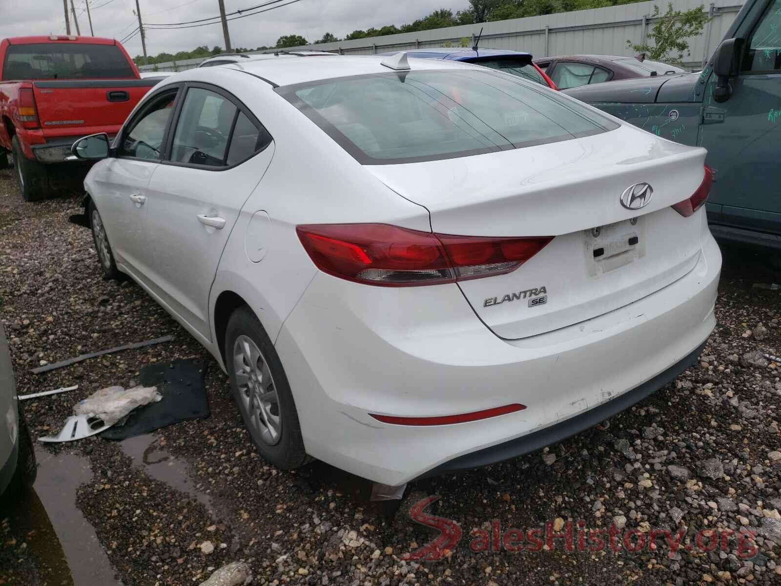 5NPD74LF6HH142372 2017 HYUNDAI ELANTRA