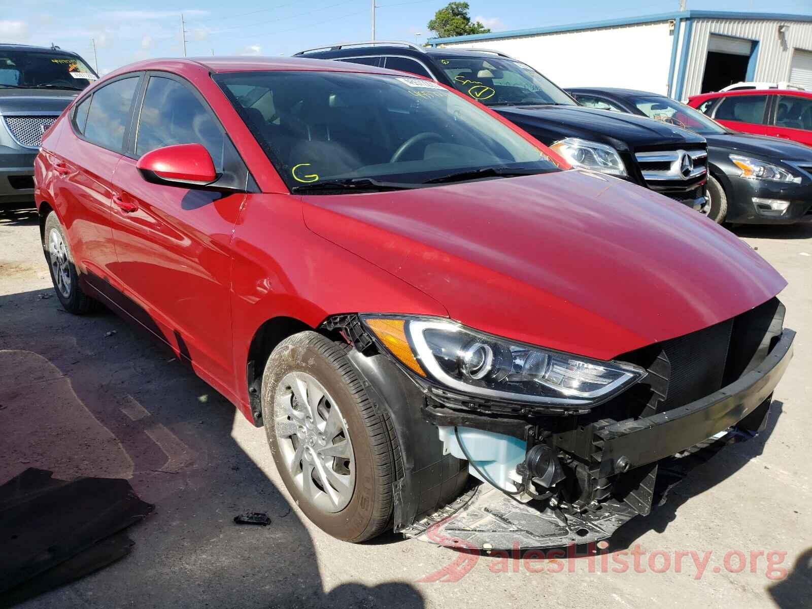 KMHD74LF0HU282077 2017 HYUNDAI ELANTRA