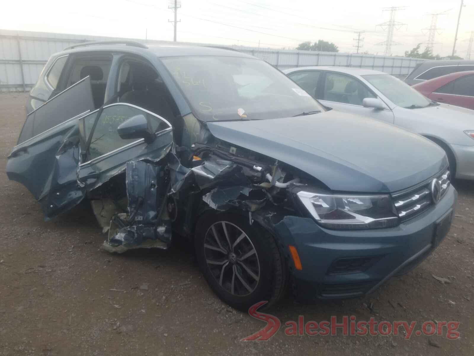 3VV2B7AX3KM121579 2019 VOLKSWAGEN TIGUAN