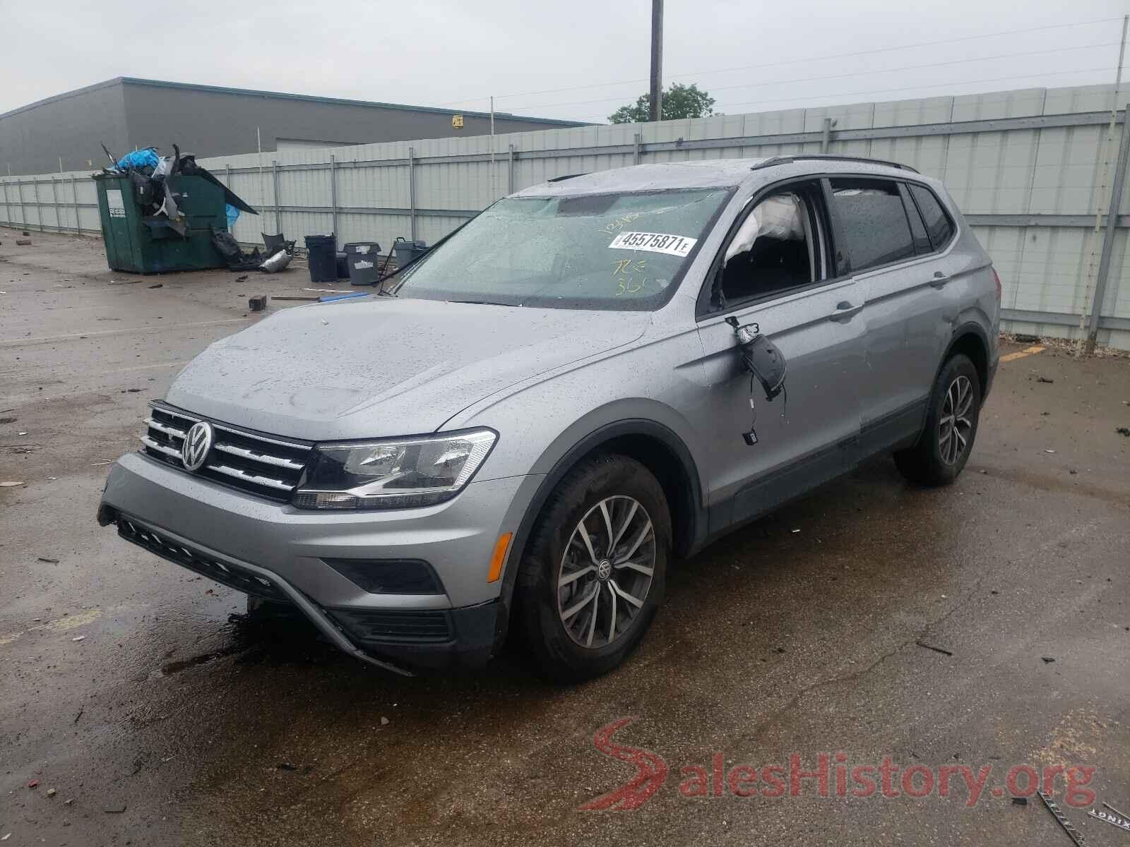 3VV1B7AX0MM011345 2021 VOLKSWAGEN TIGUAN