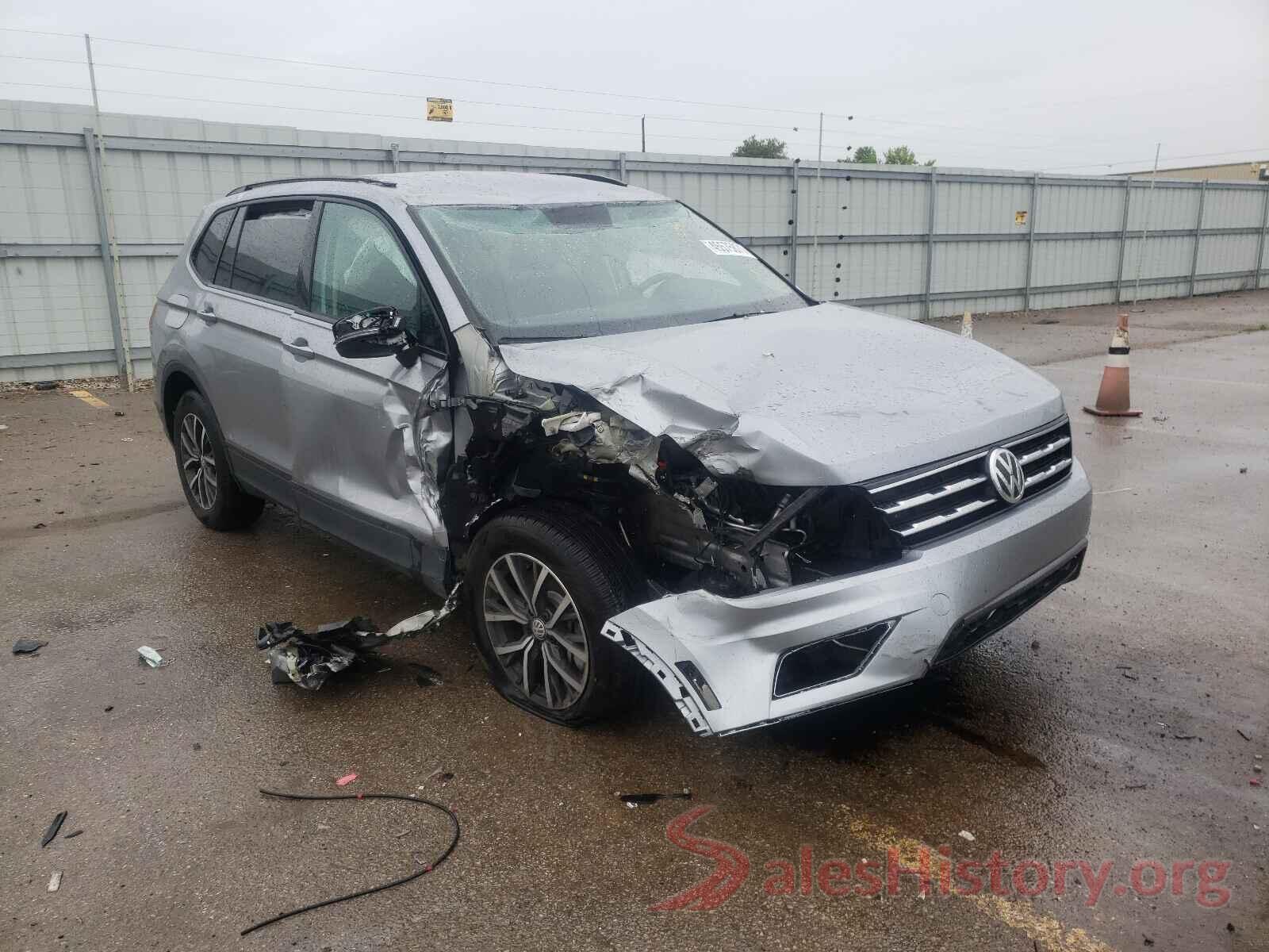 3VV1B7AX0MM011345 2021 VOLKSWAGEN TIGUAN