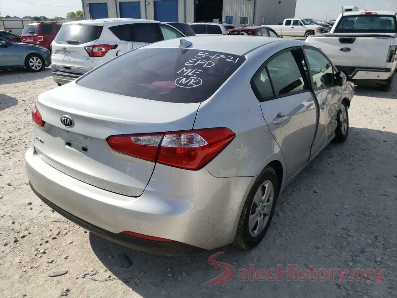 KNAFK4A60G5541204 2016 KIA FORTE