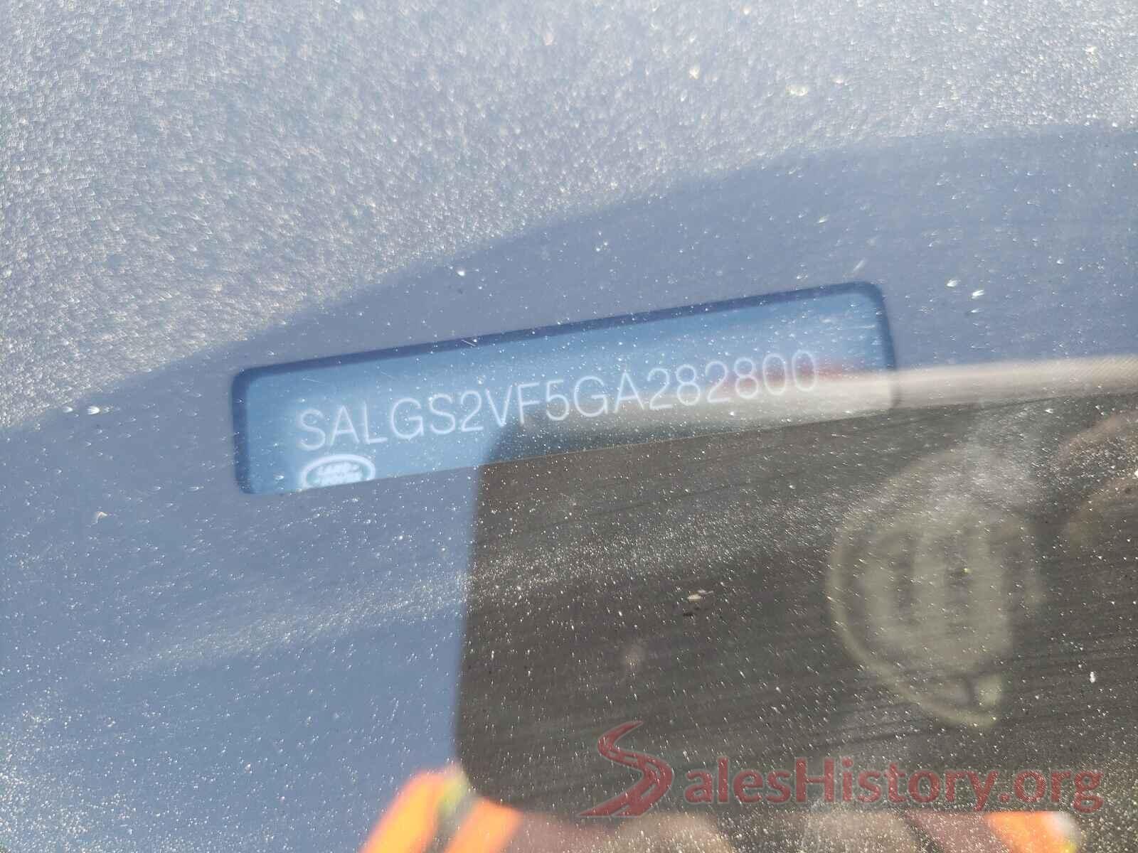 SALGS2VF5GA282800 2016 LAND ROVER RANGEROVER