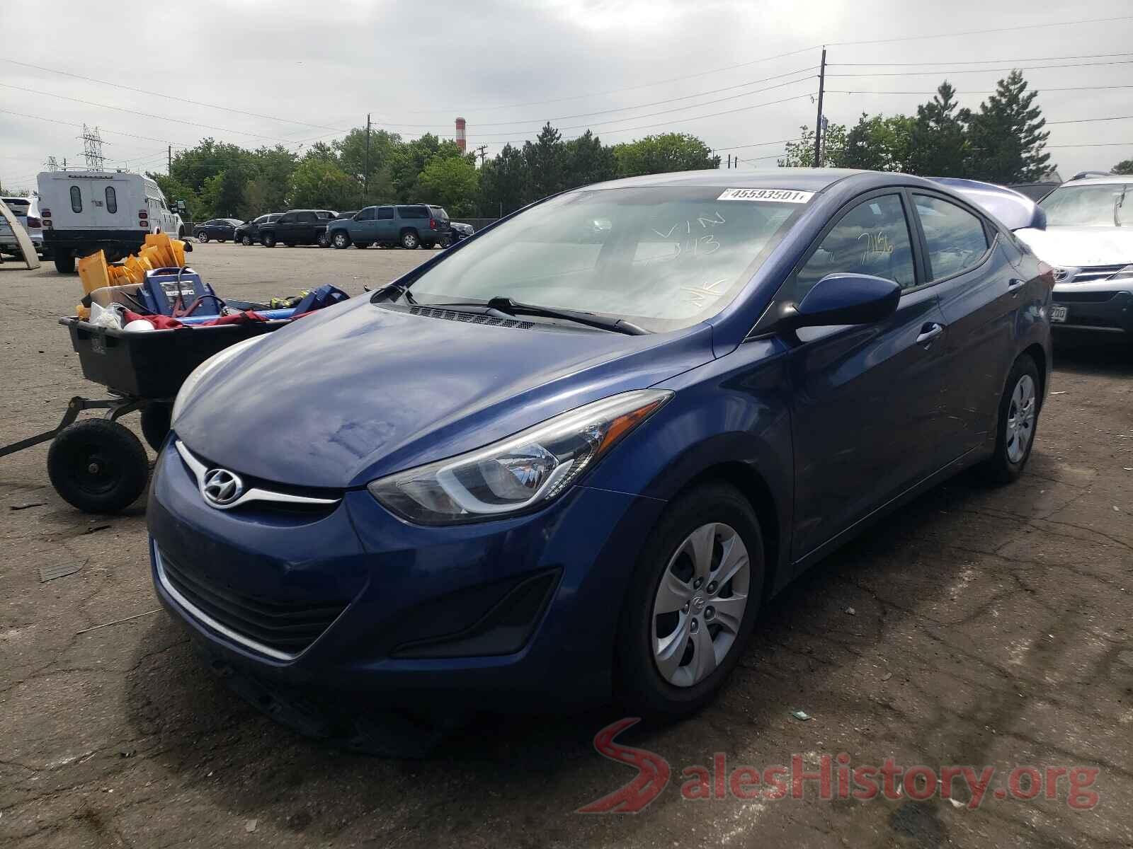 5NPDH4AE8GH687043 2016 HYUNDAI ELANTRA