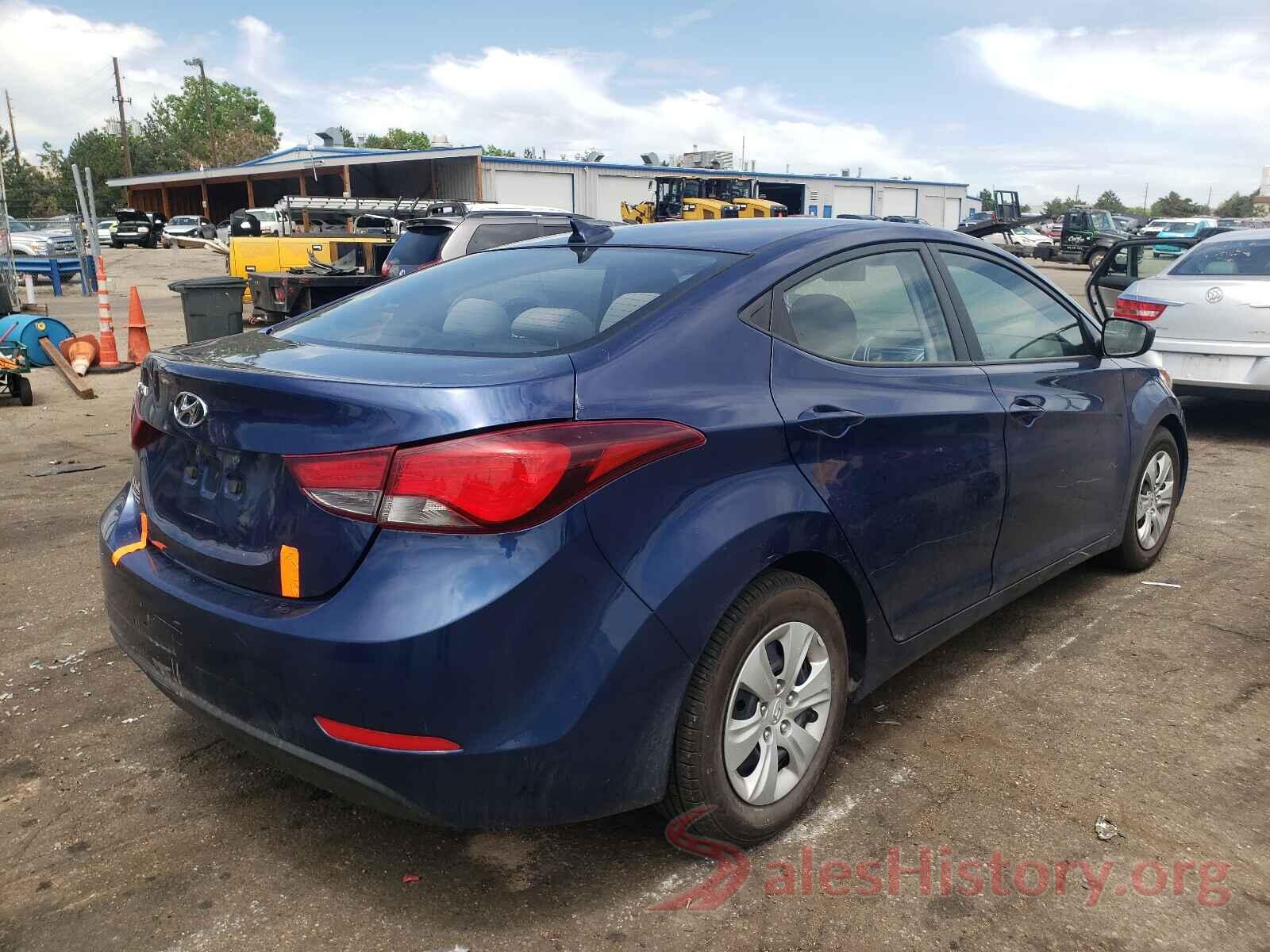 5NPDH4AE8GH687043 2016 HYUNDAI ELANTRA