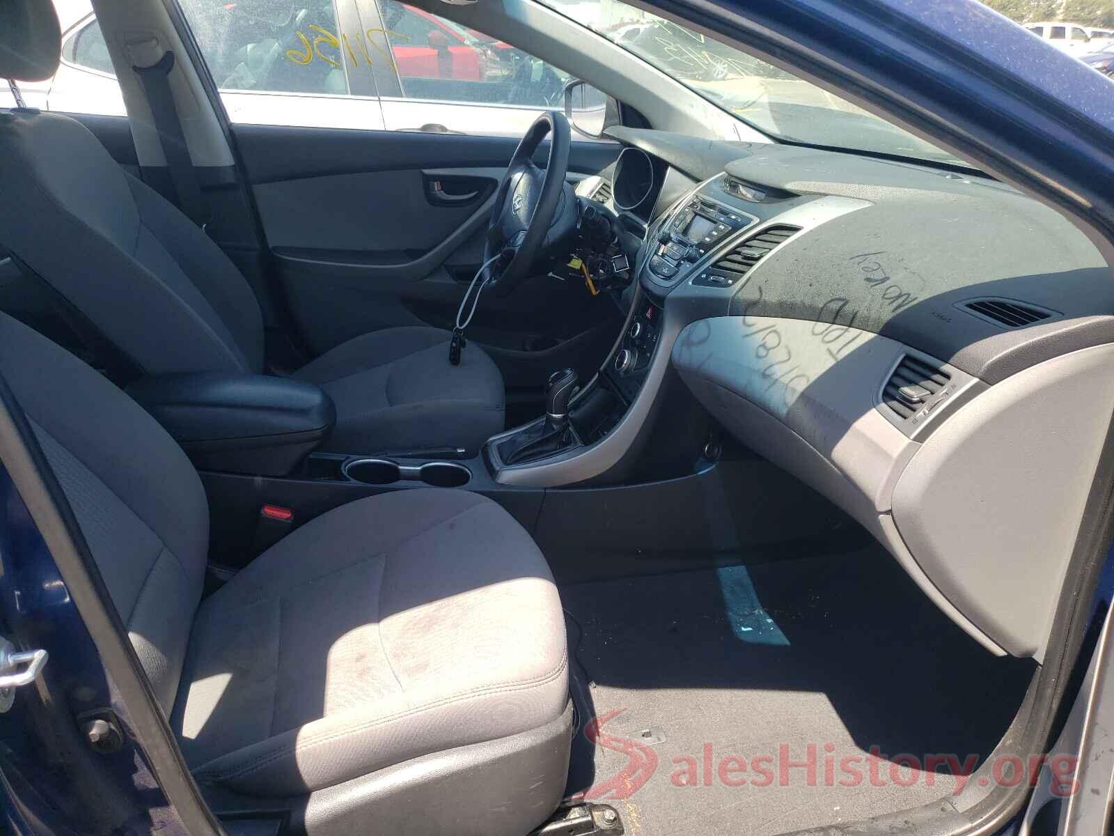 5NPDH4AE8GH687043 2016 HYUNDAI ELANTRA