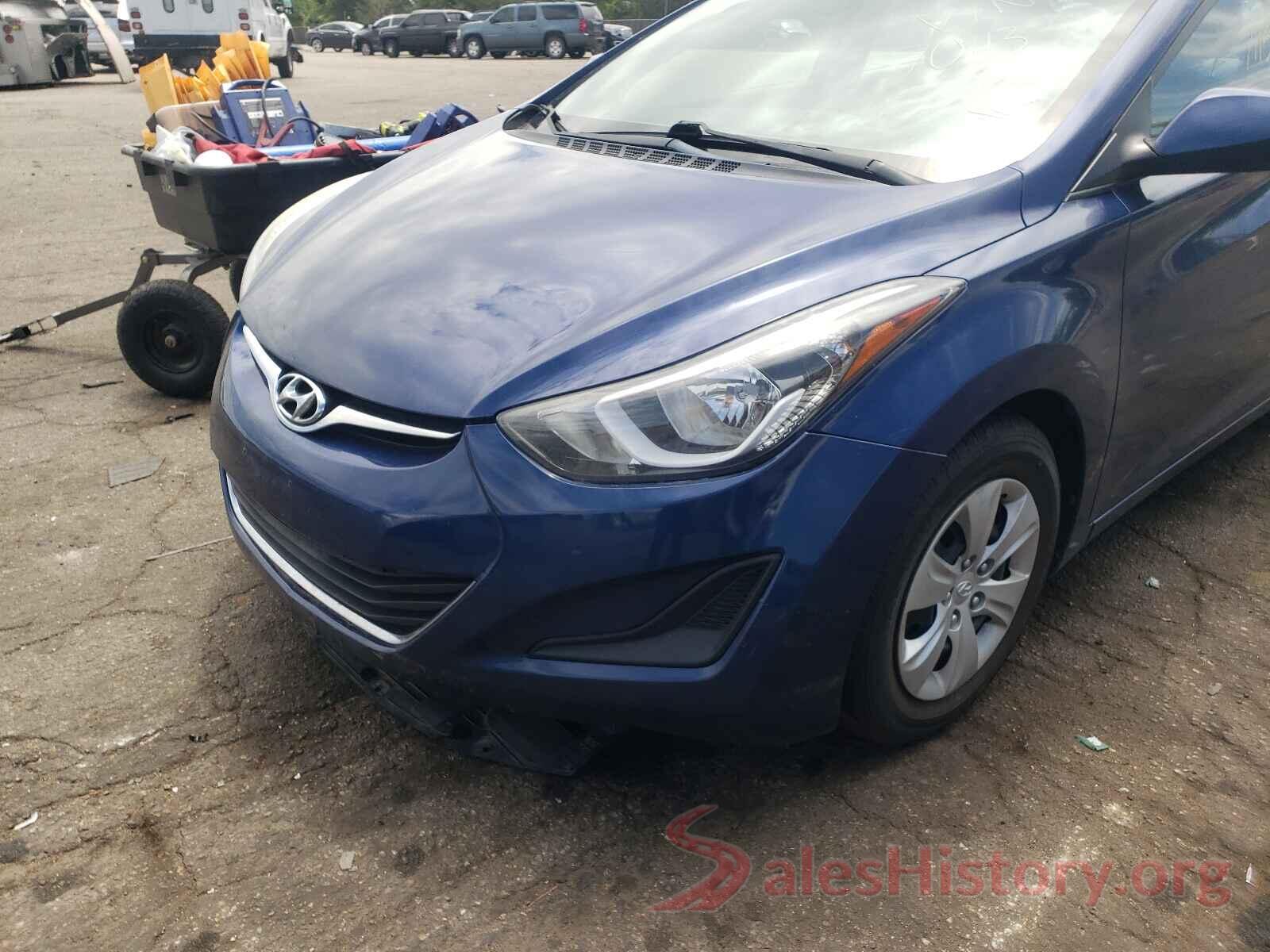 5NPDH4AE8GH687043 2016 HYUNDAI ELANTRA