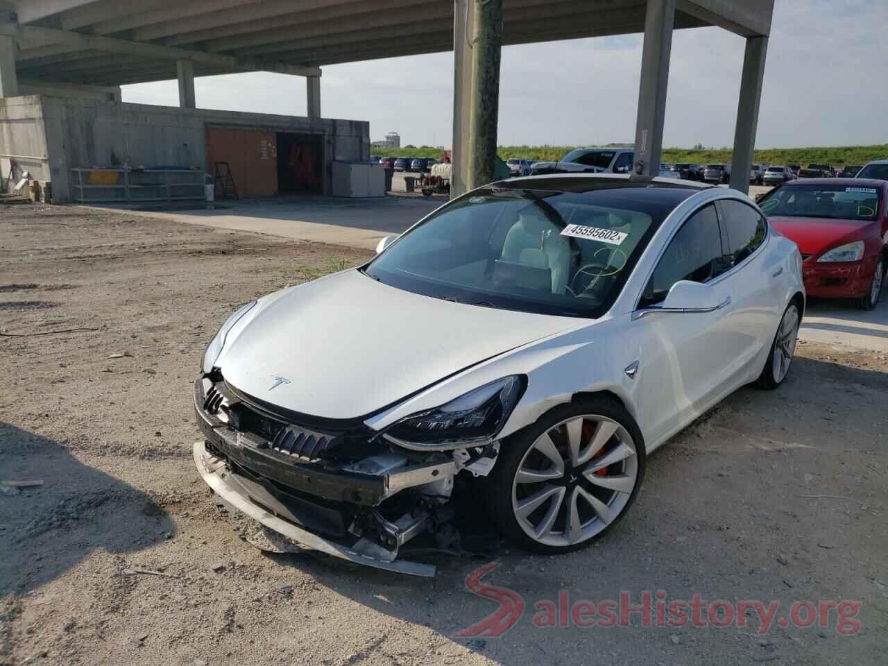 5YJ3E1EB8KF487418 2019 TESLA MODEL 3