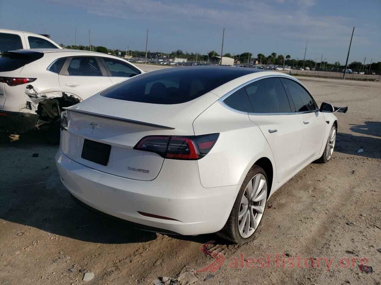 5YJ3E1EB8KF487418 2019 TESLA MODEL 3