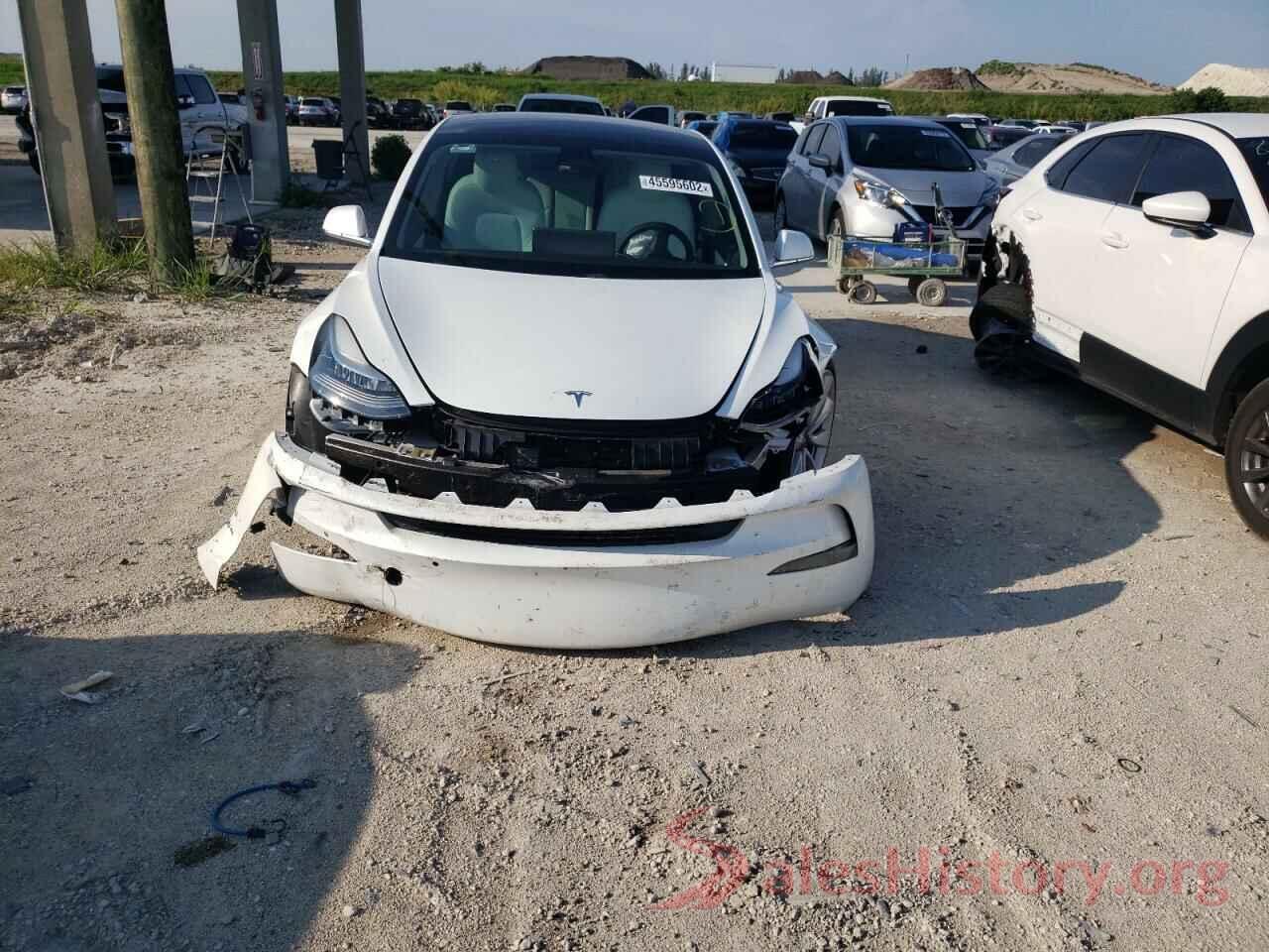 5YJ3E1EB8KF487418 2019 TESLA MODEL 3