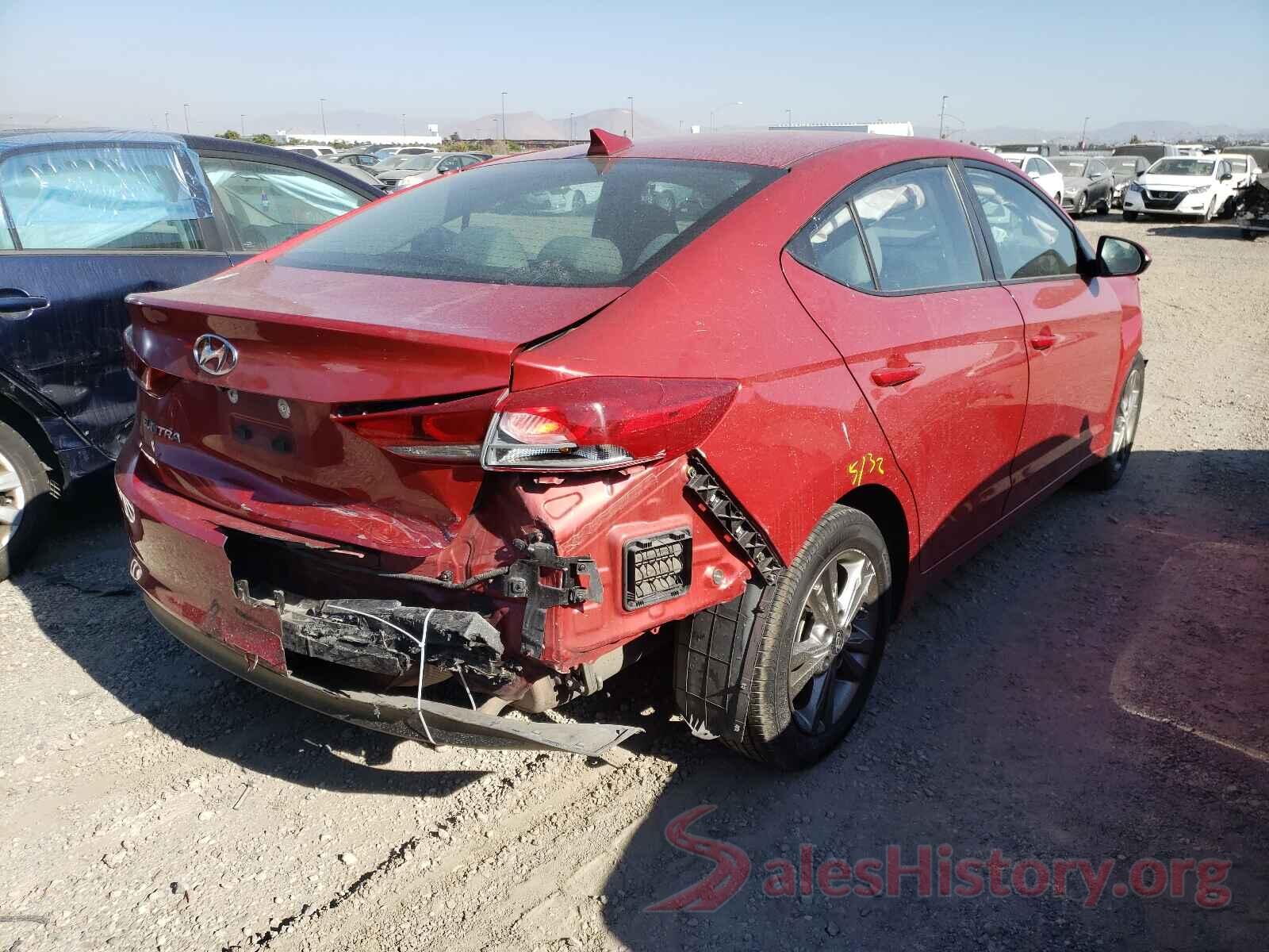 5NPD84LF2JH293499 2018 HYUNDAI ELANTRA