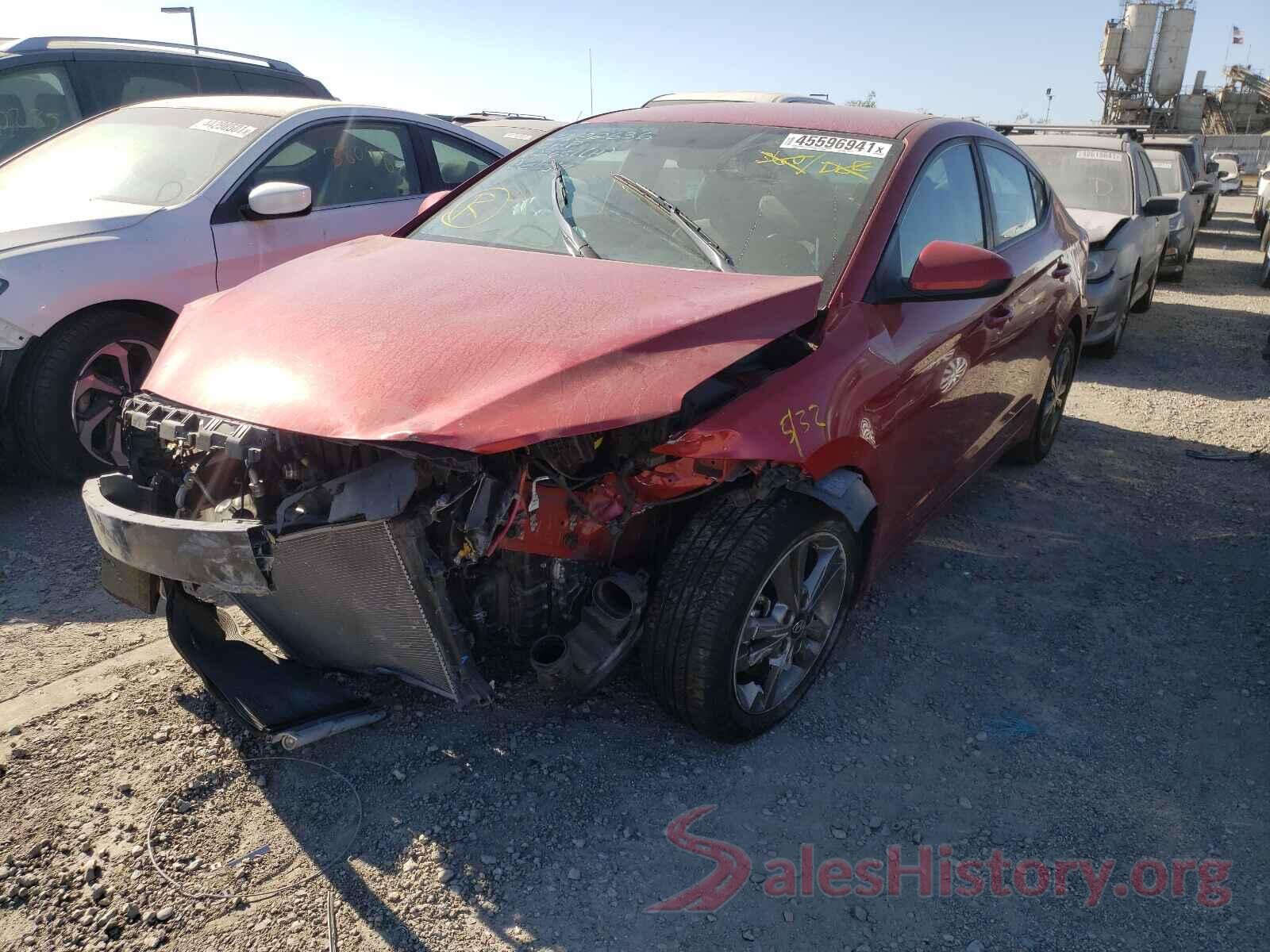 5NPD84LF2JH293499 2018 HYUNDAI ELANTRA