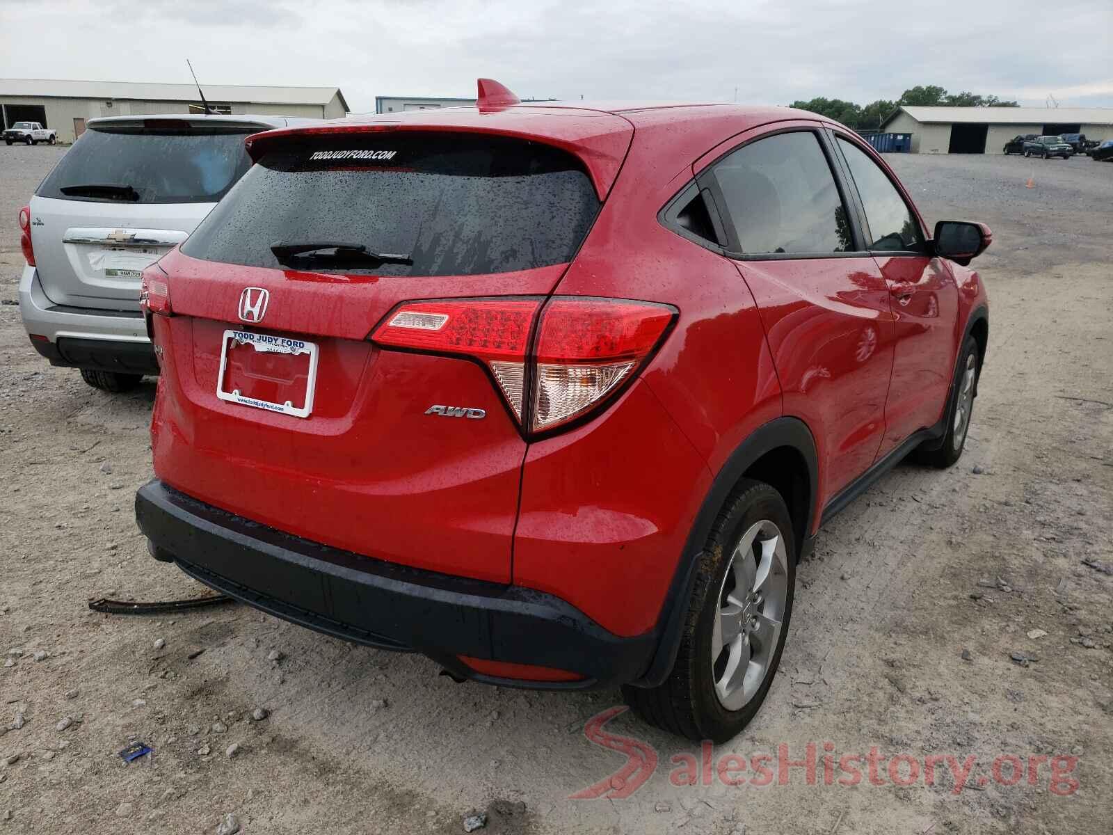 3CZRU6H55GM766192 2016 HONDA HR-V