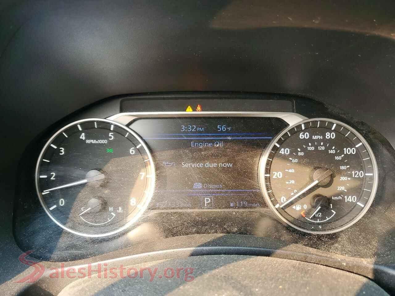 2019 NISSAN ALTIMA VIN 1N4BL4BV8KC214435, interior center console