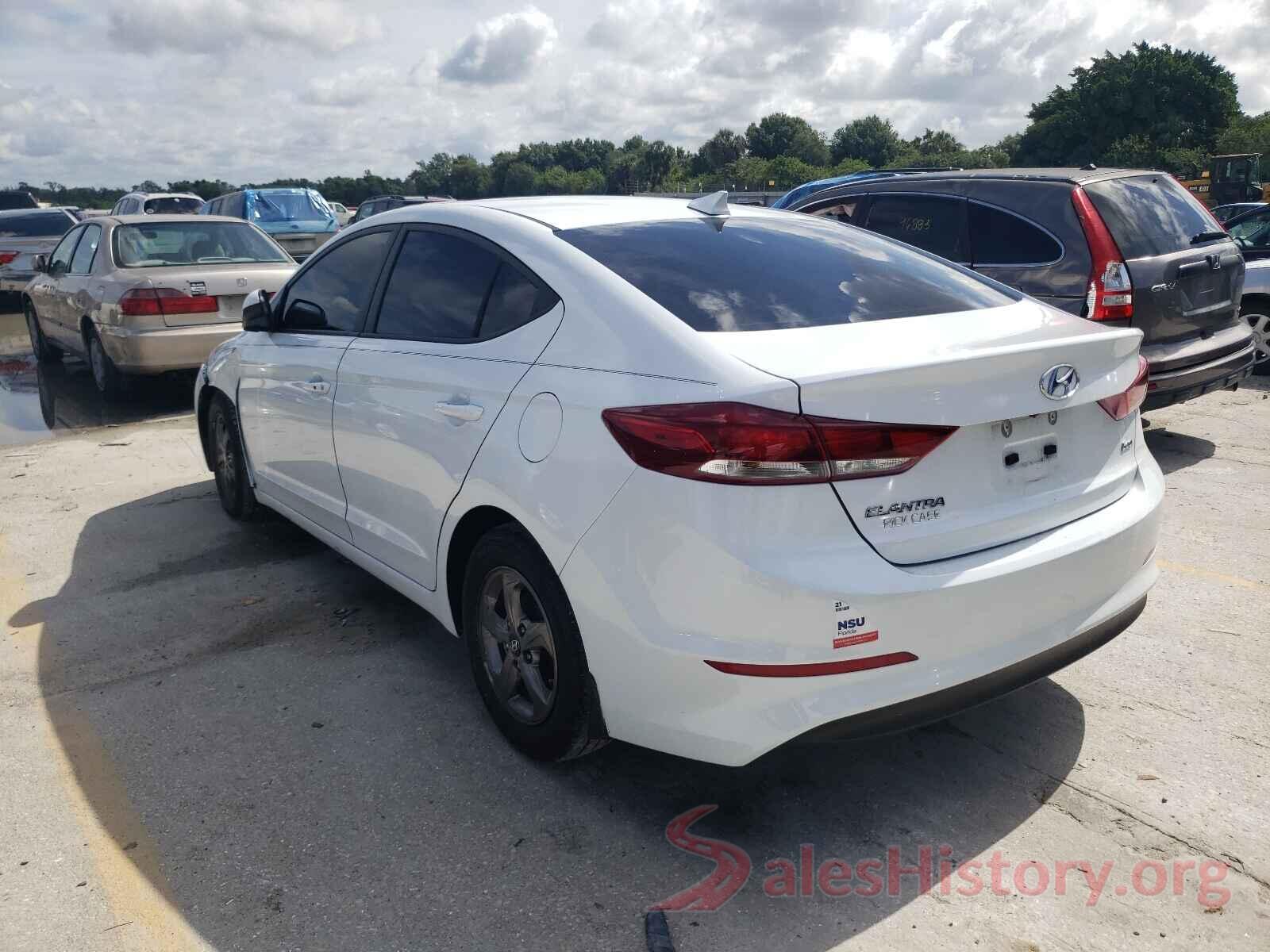 5NPD94LA2JH305331 2018 HYUNDAI ELANTRA