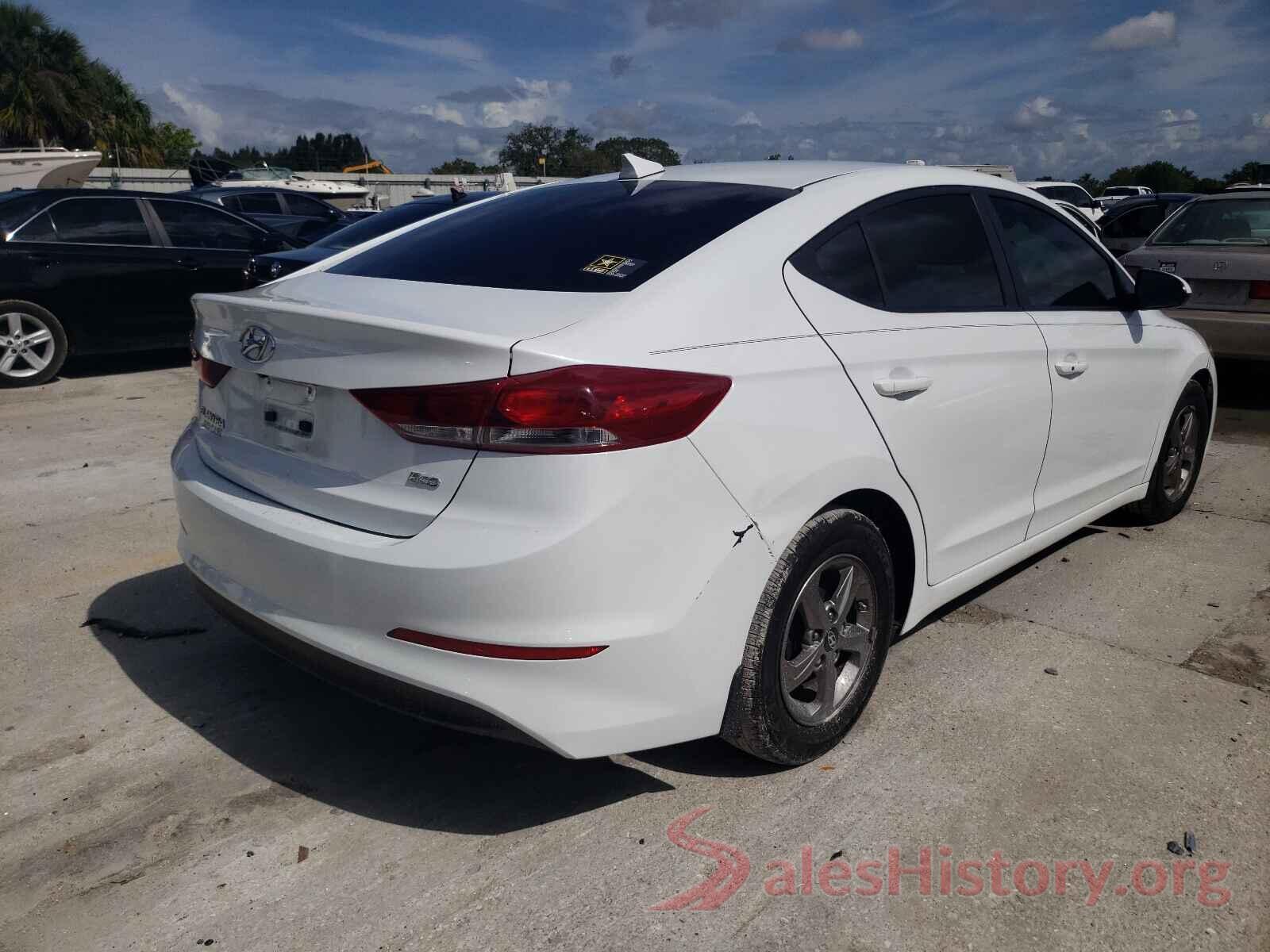 5NPD94LA2JH305331 2018 HYUNDAI ELANTRA