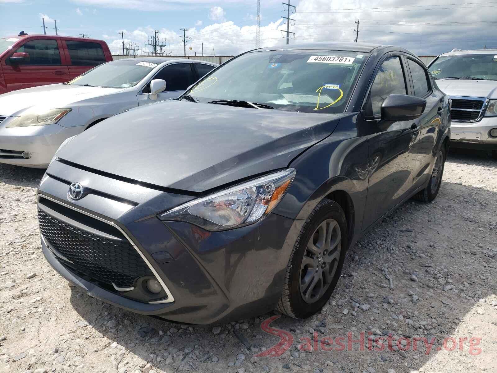 3MYDLBYV6KY528348 2019 TOYOTA YARIS