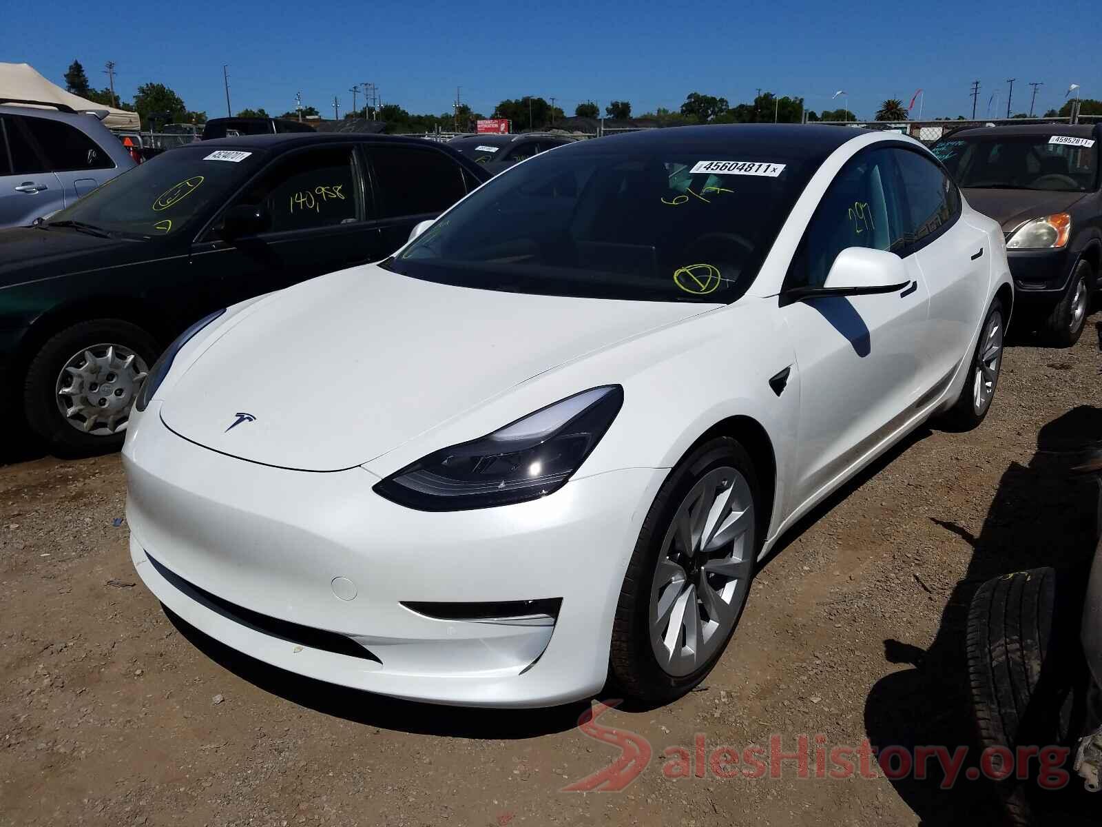 5YJ3E1EA4MF961715 2021 TESLA MODEL 3