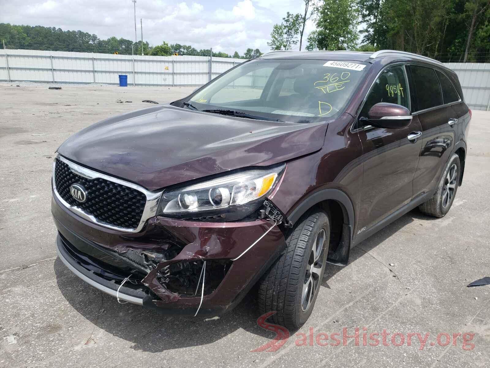 5XYPHDA11GG009493 2016 KIA SORENTO