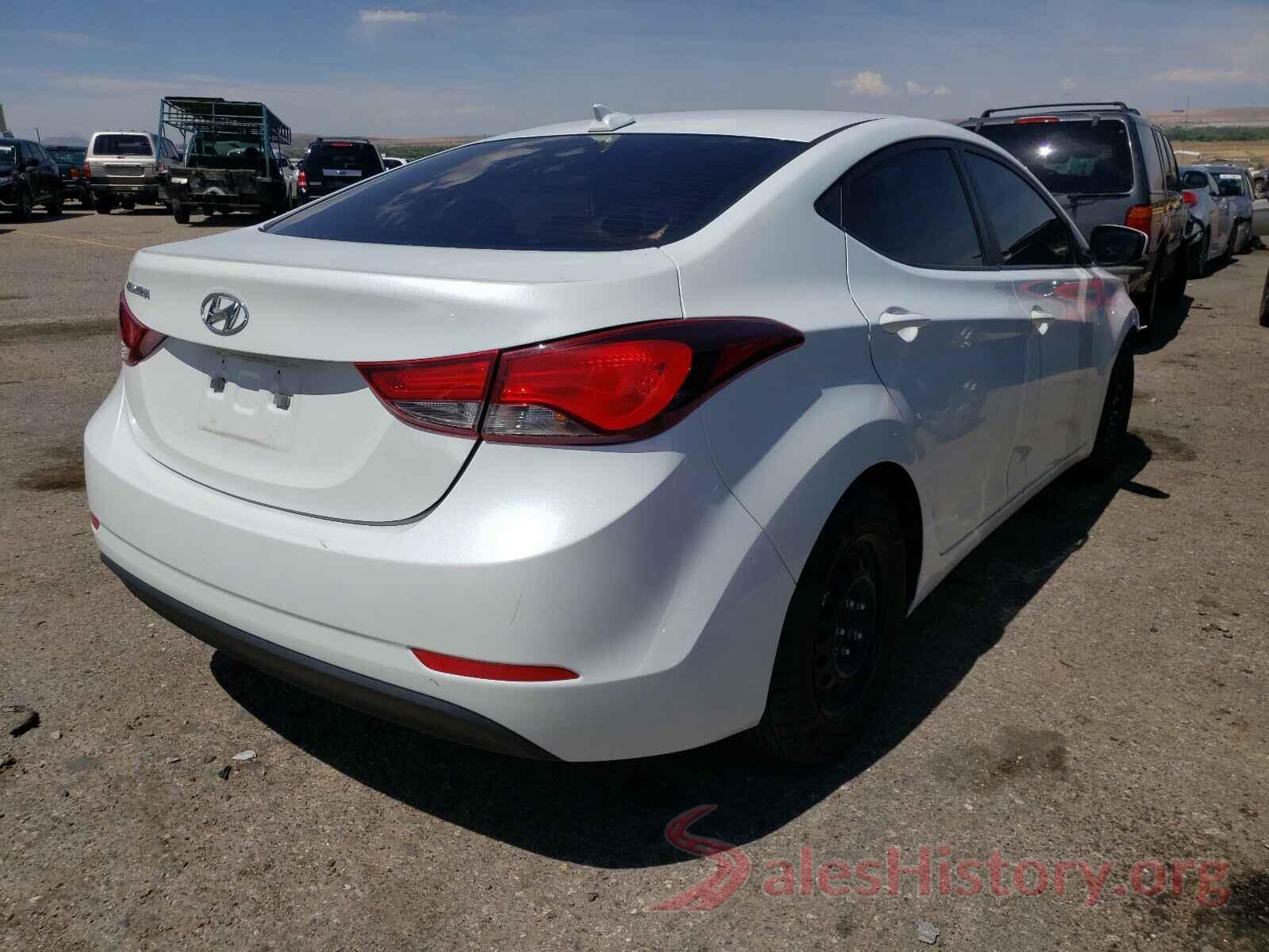 5NPDH4AE8GH666046 2016 HYUNDAI ELANTRA