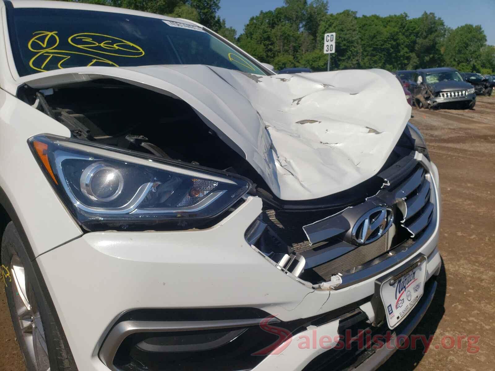 5XYZT3LB2HG435556 2017 HYUNDAI SANTA FE