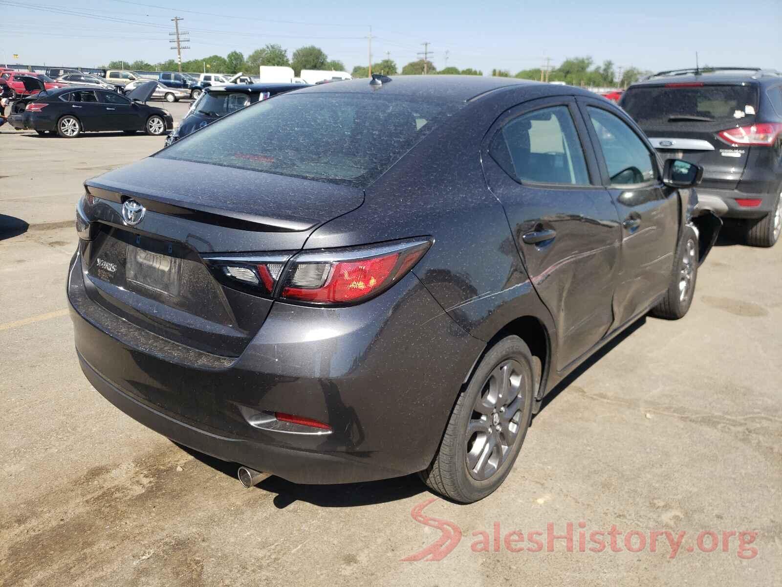 3MYDLBYV2KY513796 2019 TOYOTA YARIS