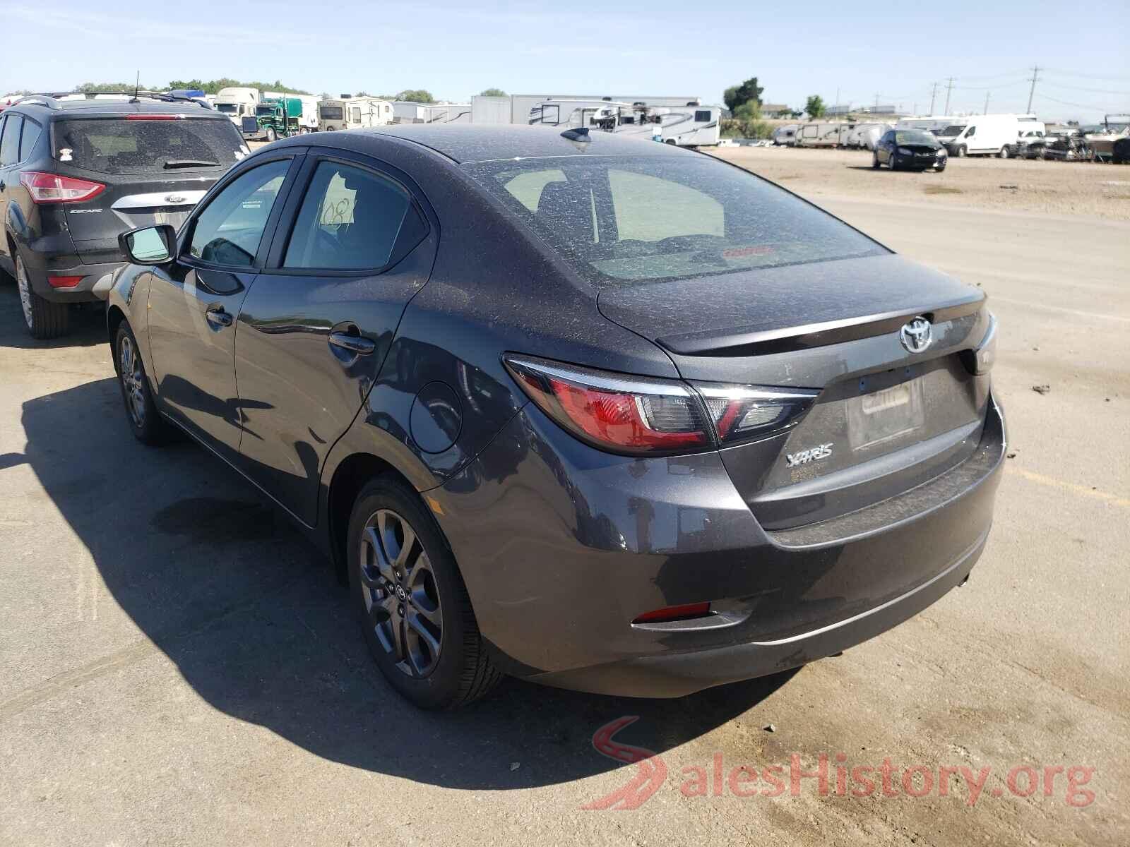 3MYDLBYV2KY513796 2019 TOYOTA YARIS