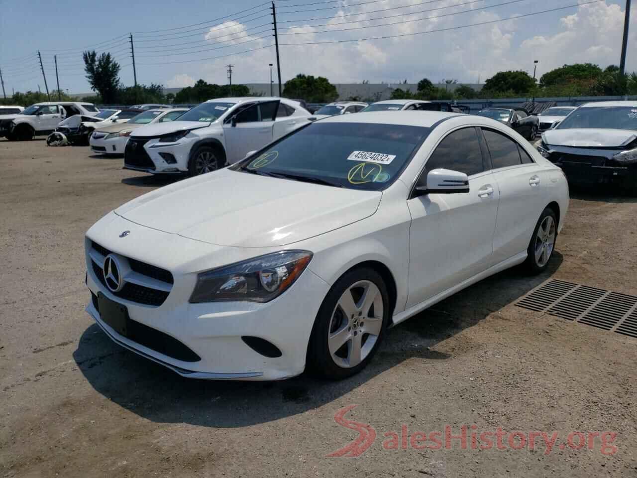 WDDSJ4EB8JN678142 2018 MERCEDES-BENZ CLA-CLASS