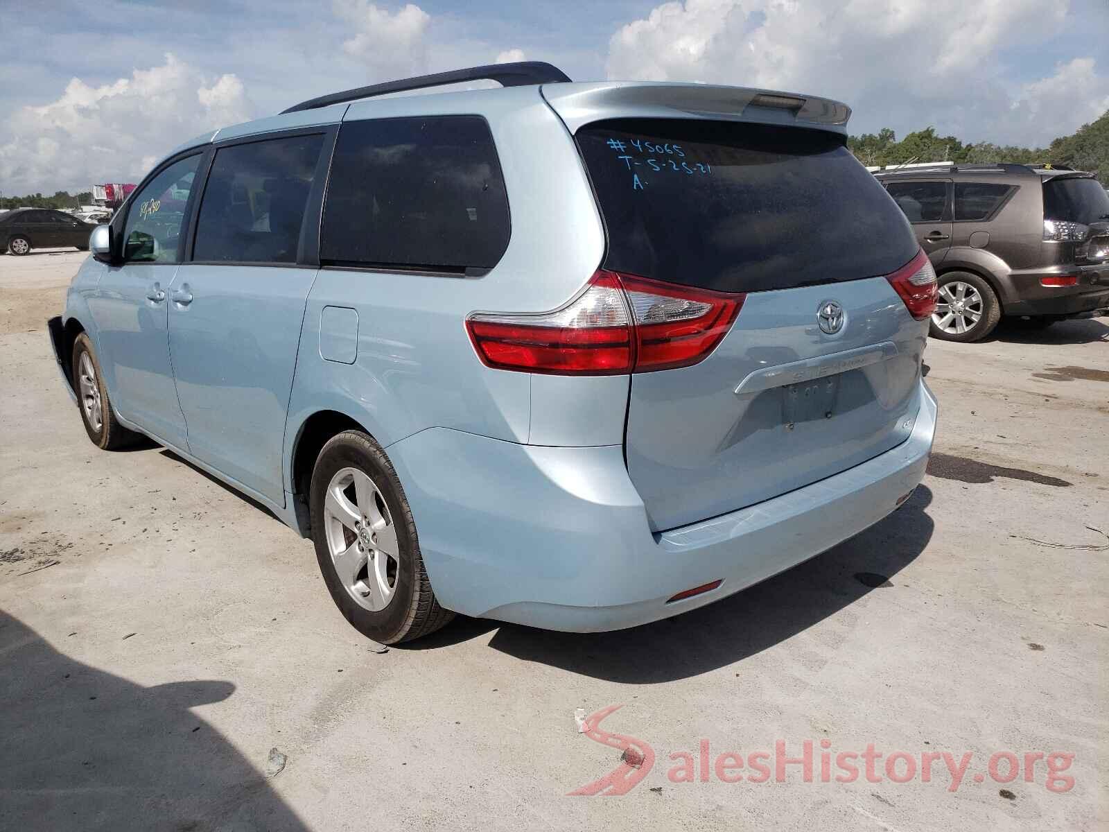 5TDKZ3DC0HS896216 2017 TOYOTA SIENNA