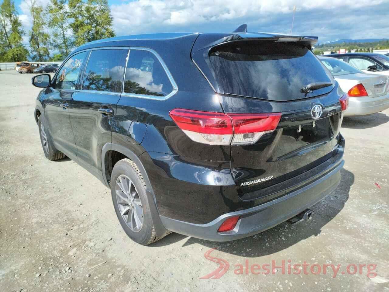 5TDJZRFH8KS576639 2019 TOYOTA HIGHLANDER