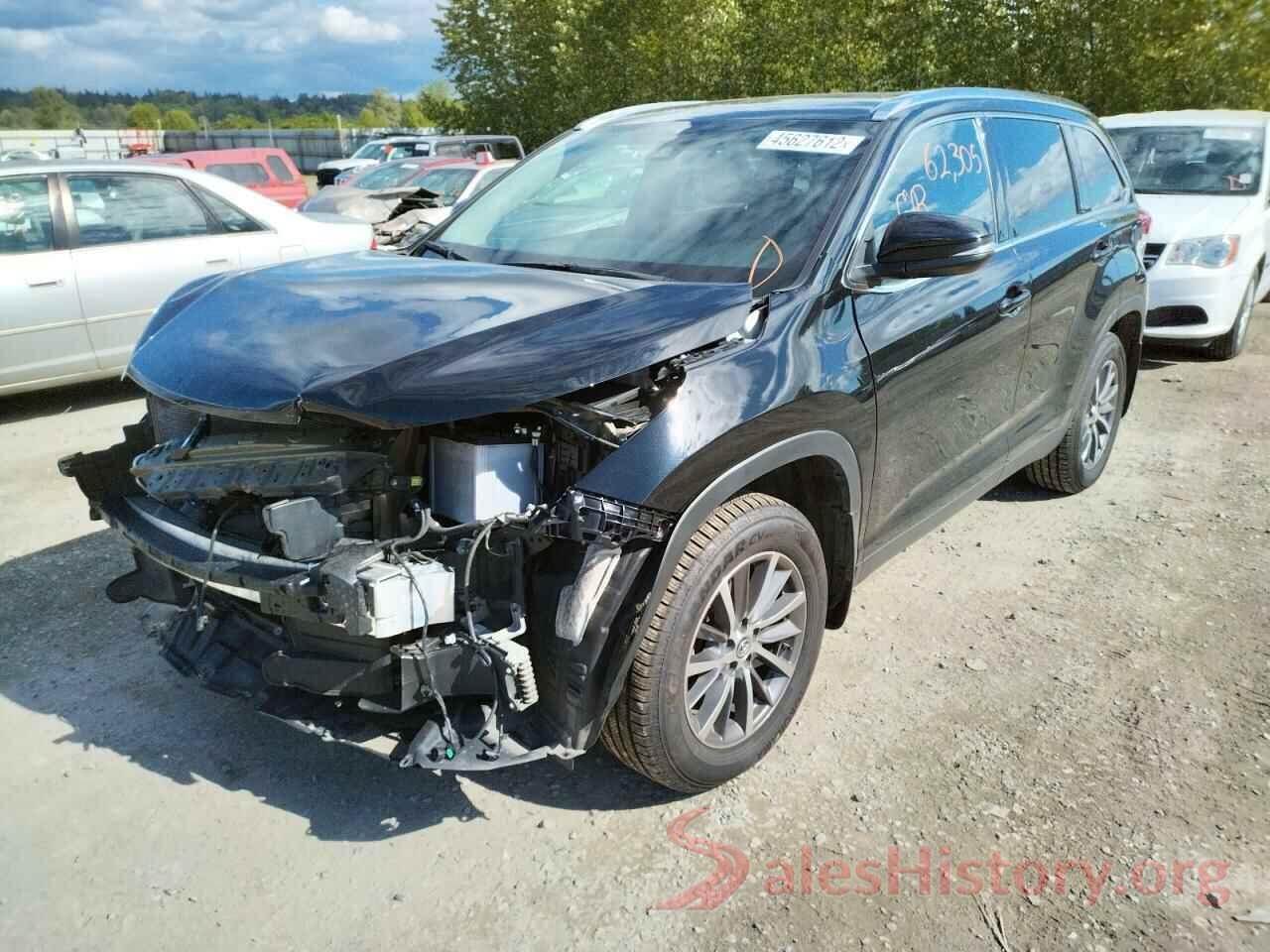 5TDJZRFH8KS576639 2019 TOYOTA HIGHLANDER